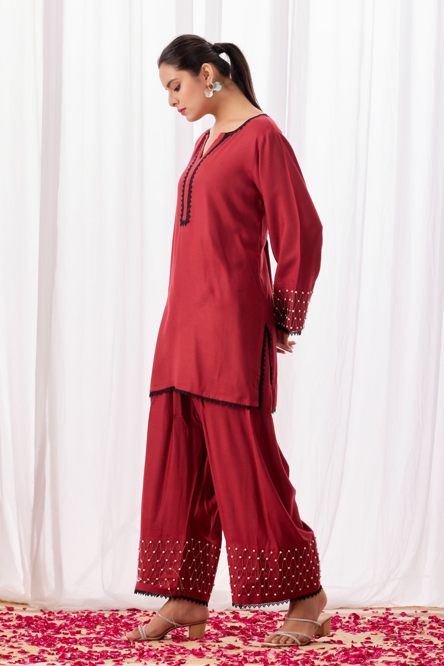 L A V E N D E R || Oversized Farshi Salwar Set