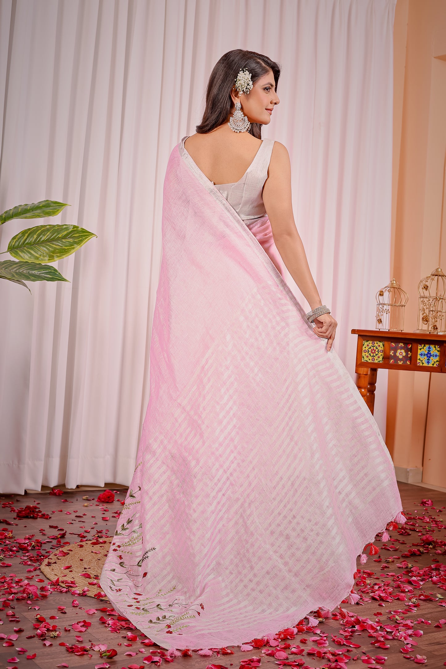 G O D A V A R I || Pure Linen Saree