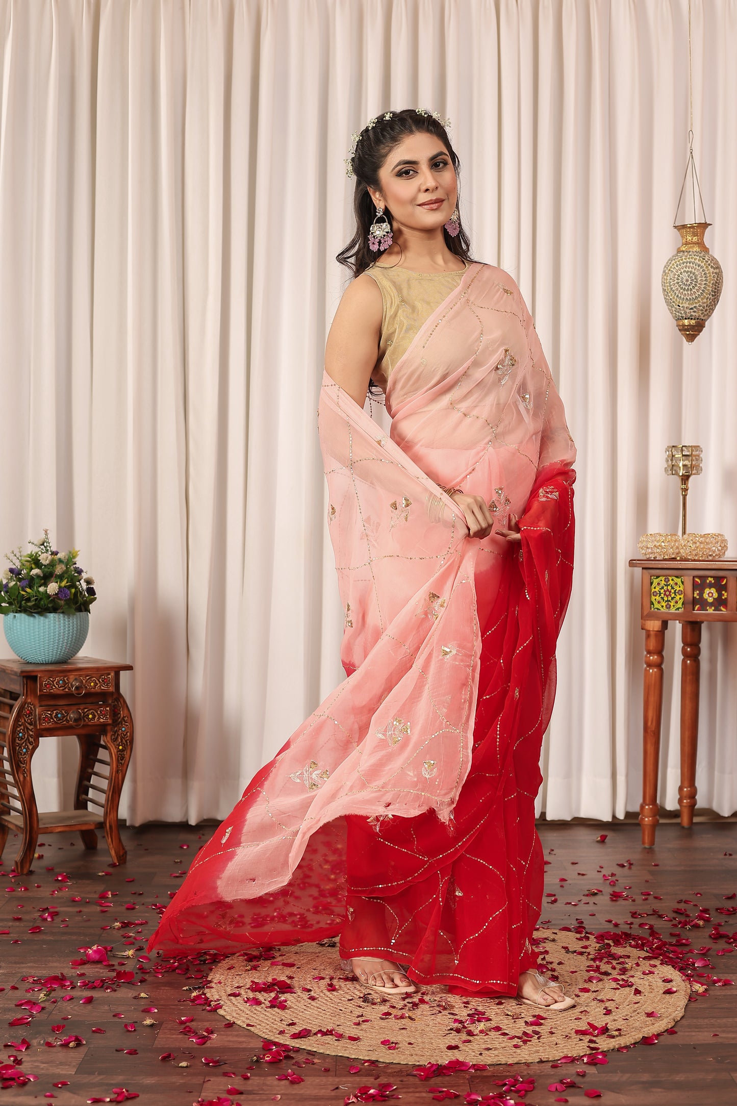R U H A N I S E E || Pure Chiffon Saree