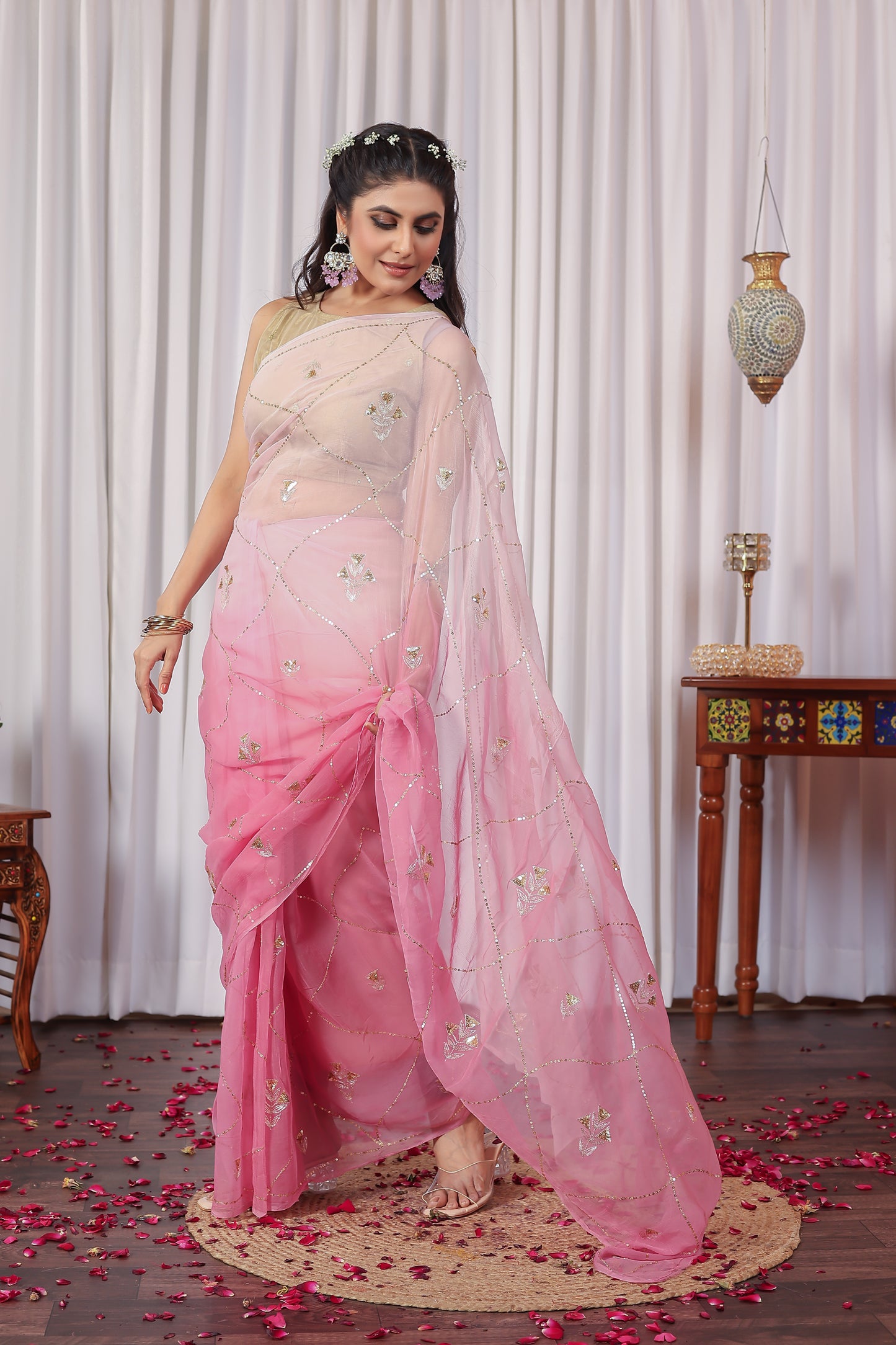 M A S T A N I || Pure Chiffon Saree