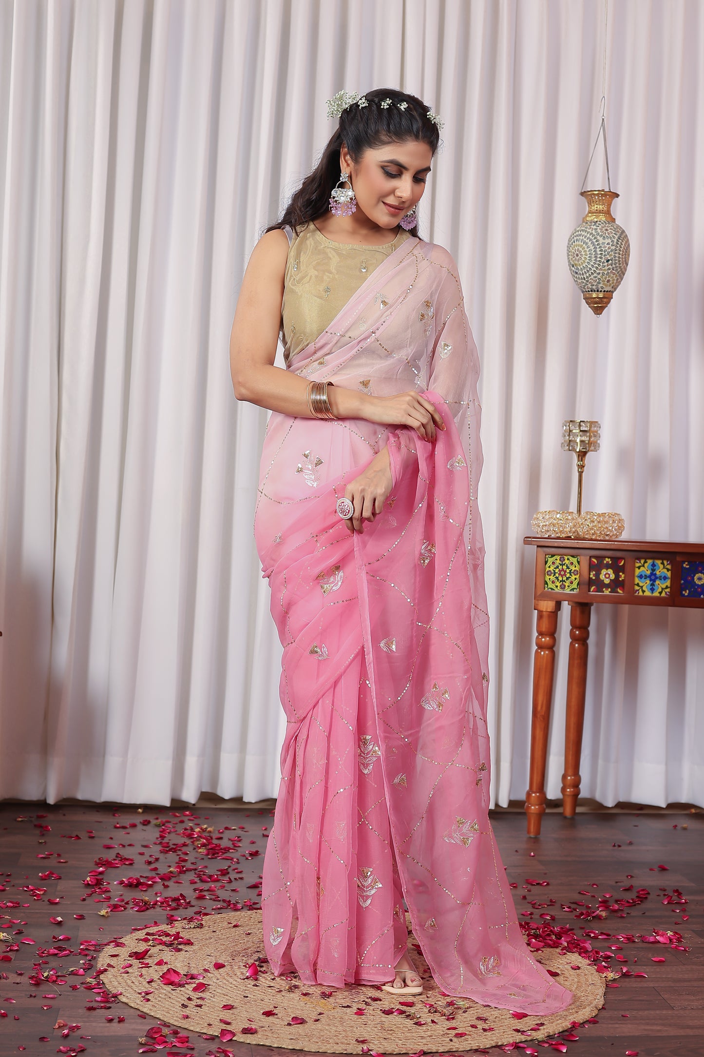 M A S T A N I || Pure Chiffon Saree