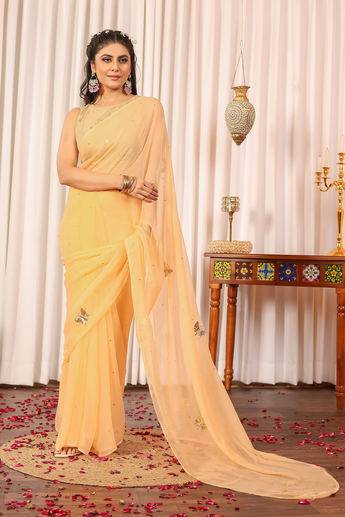 A N A N T A || Pure Chiffon Saree