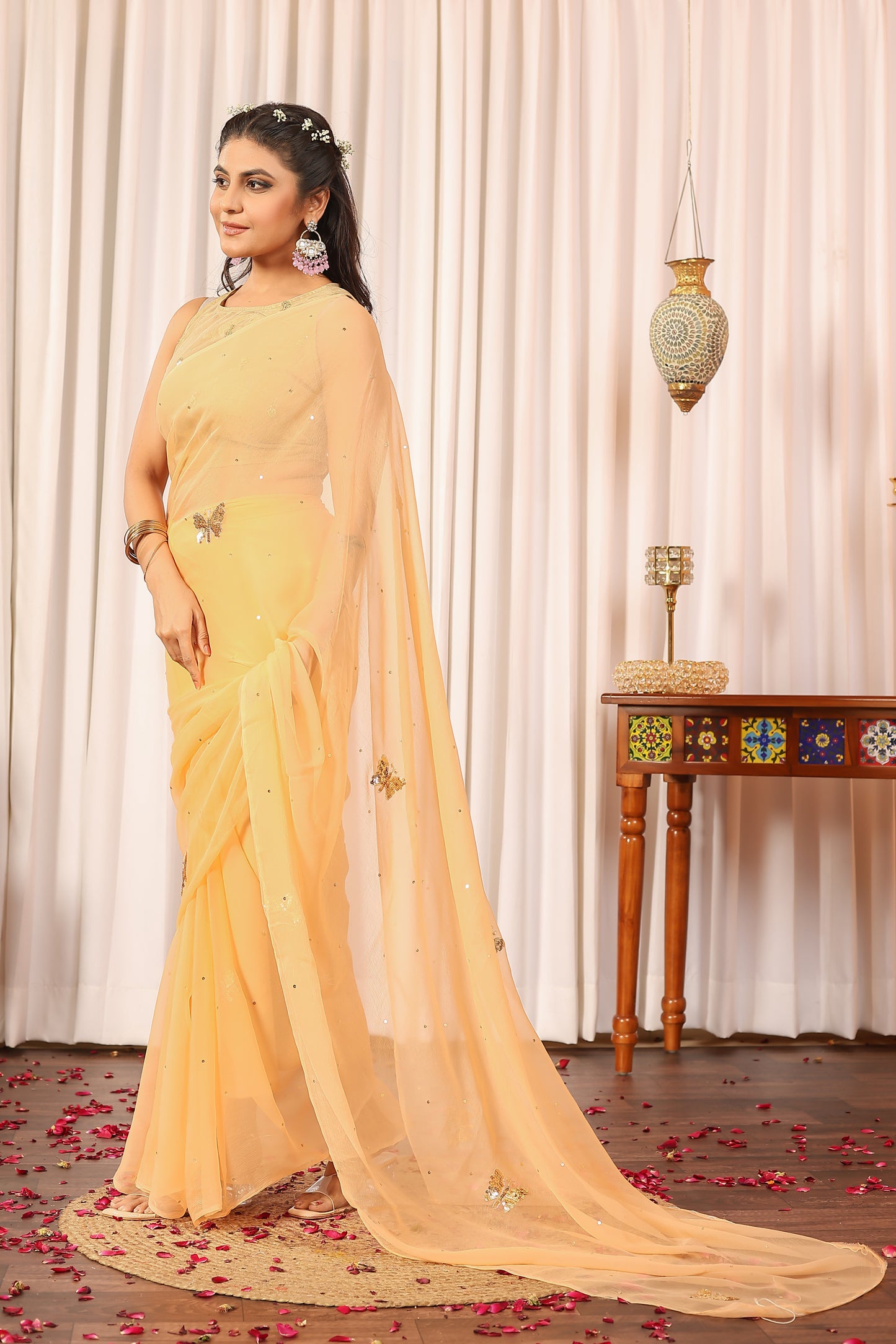 A N A N T A || Pure Chiffon Saree