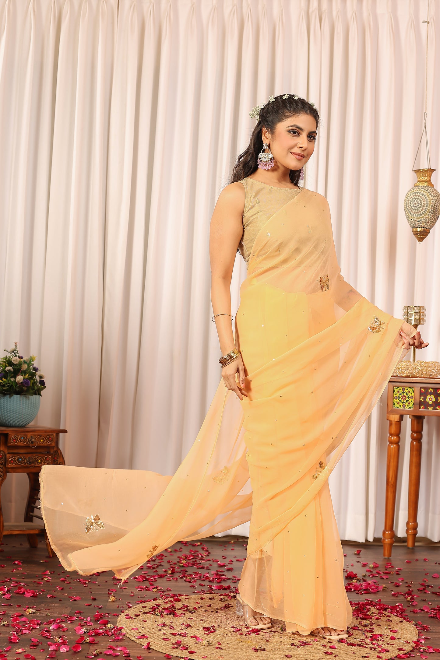 A N A N T A || Pure Chiffon Saree