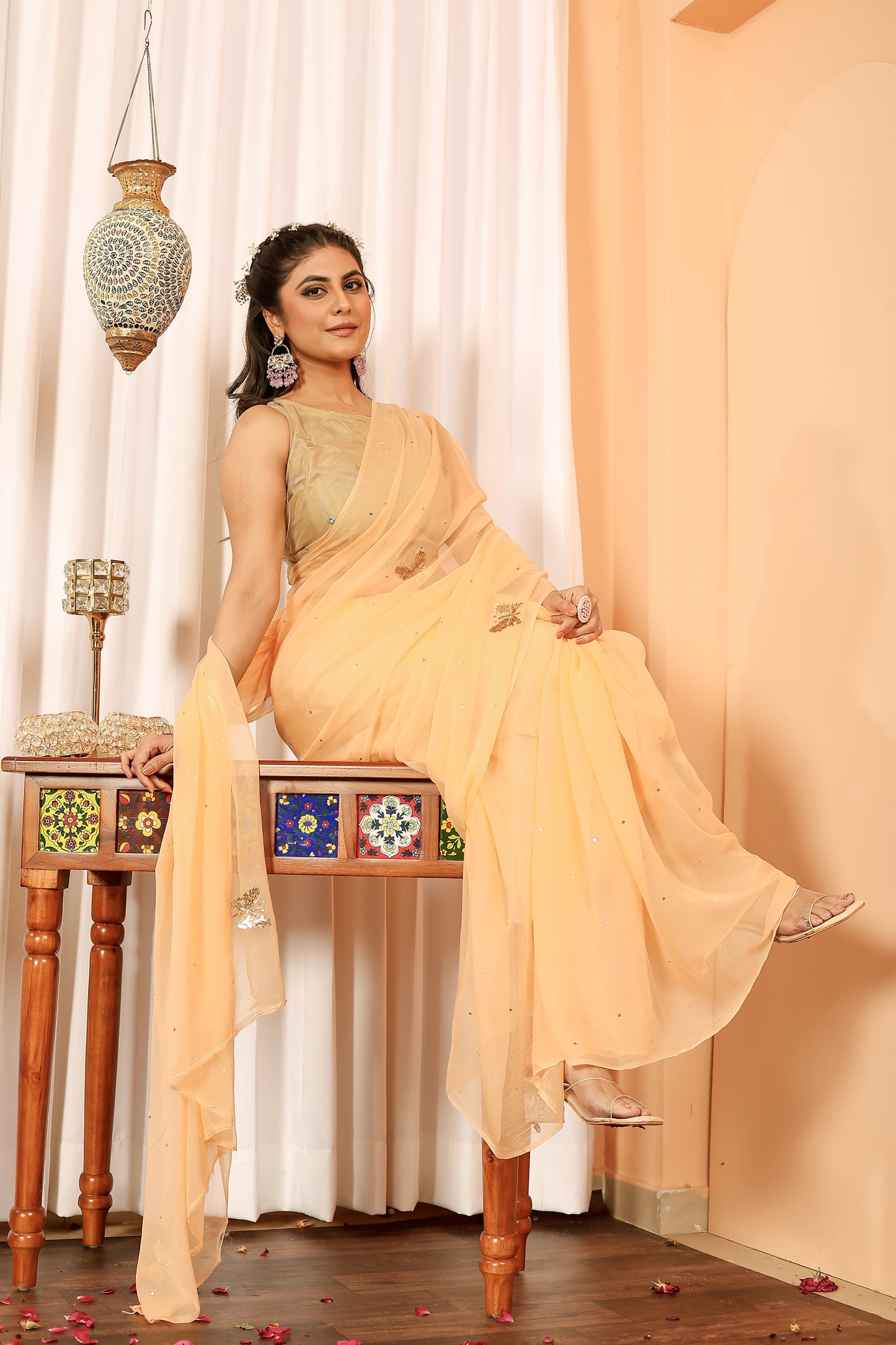 A N A N T A || Pure Chiffon Saree
