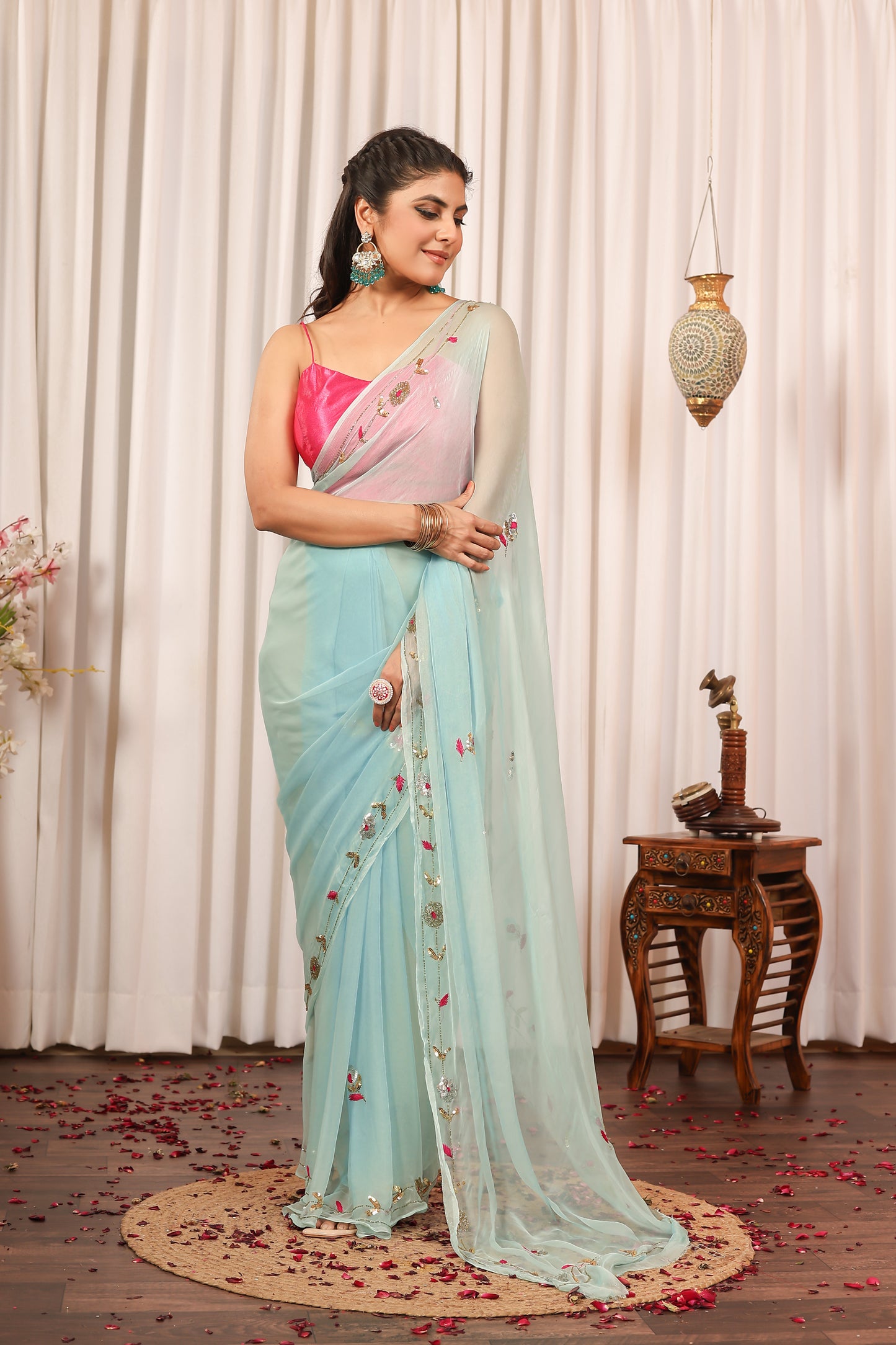 C H A N C H A L || Pure Chiffon Saree