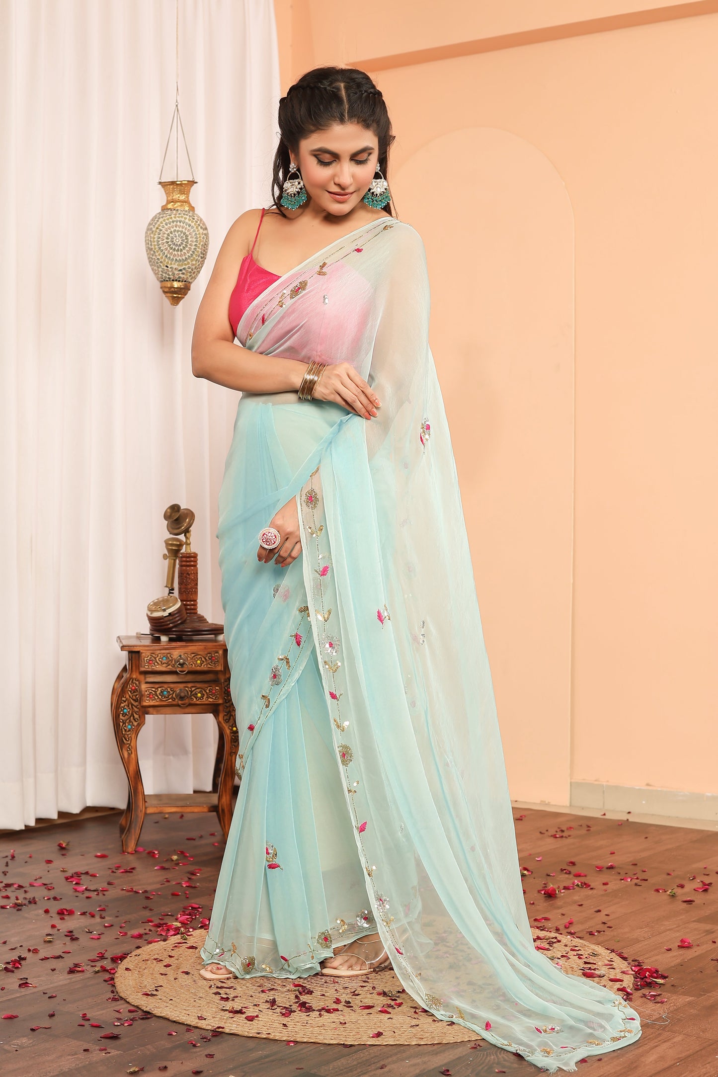 C H A N C H A L || Pure Chiffon Saree