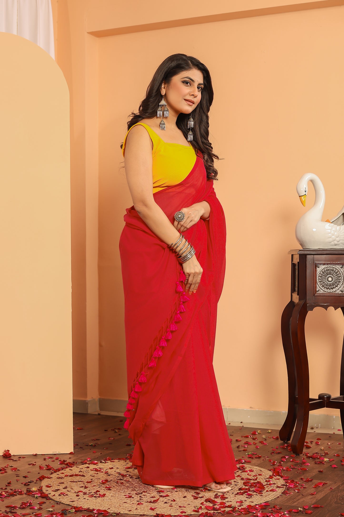 G U L B A H A R || Mull Cotton Saree