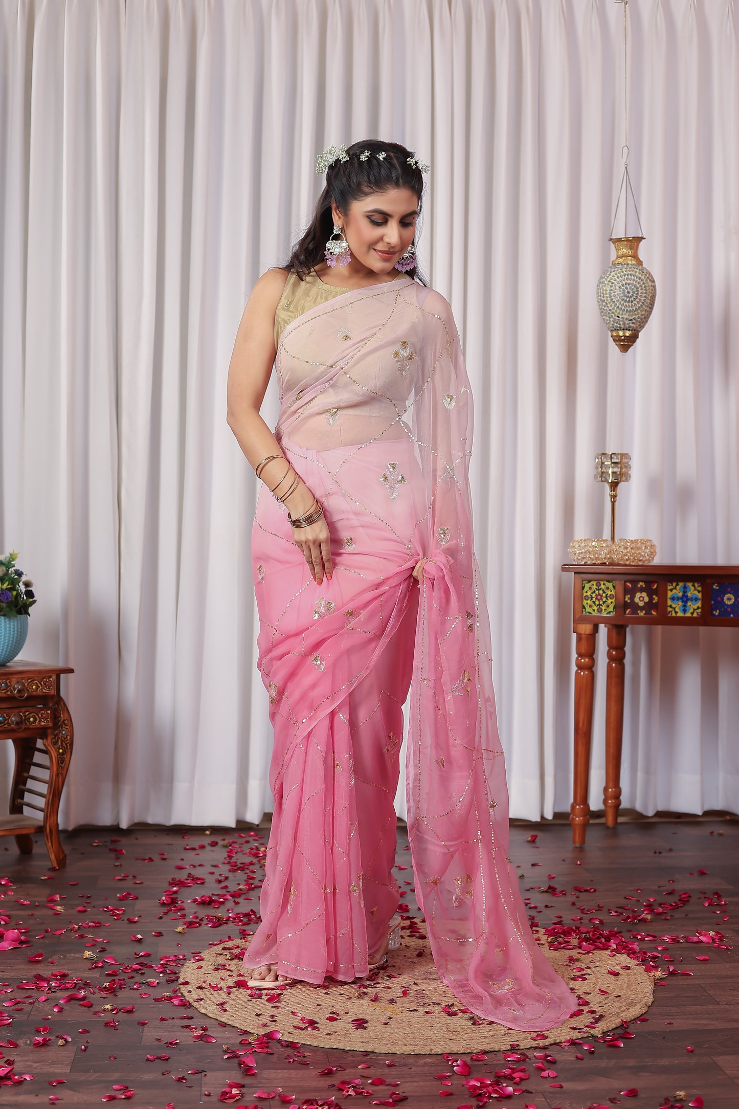 M A S T A N I || Pure Chiffon Saree