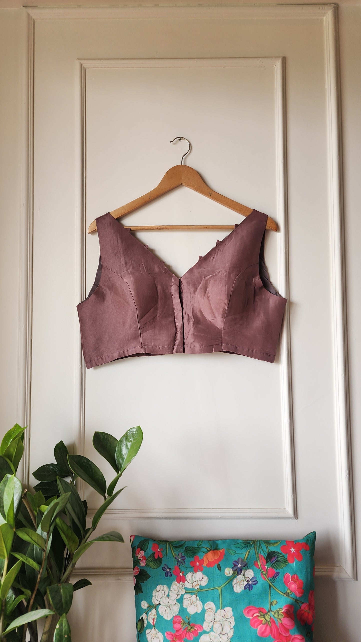 Light Purple || Cotton Silk Blouse