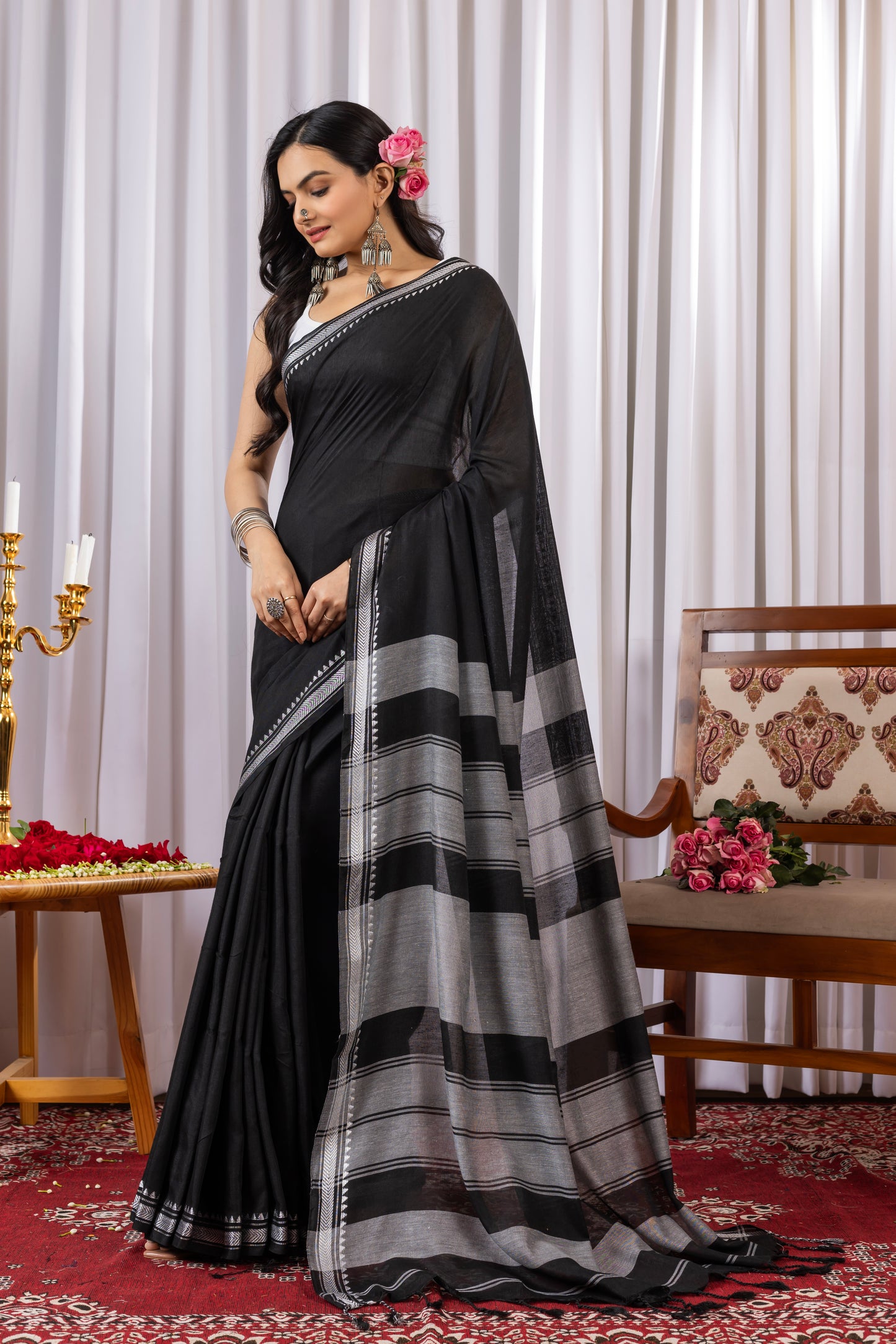 B H A R A T I || Handloom Cotton Saree