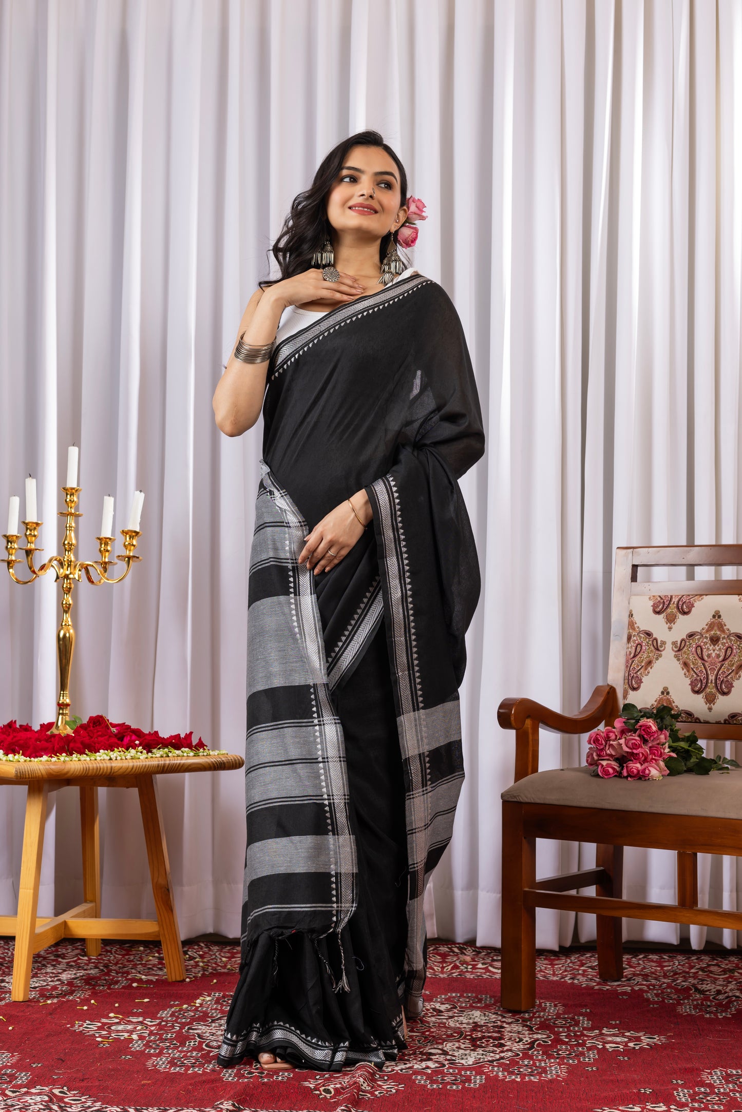 B H A R A T I || Handloom Cotton Saree