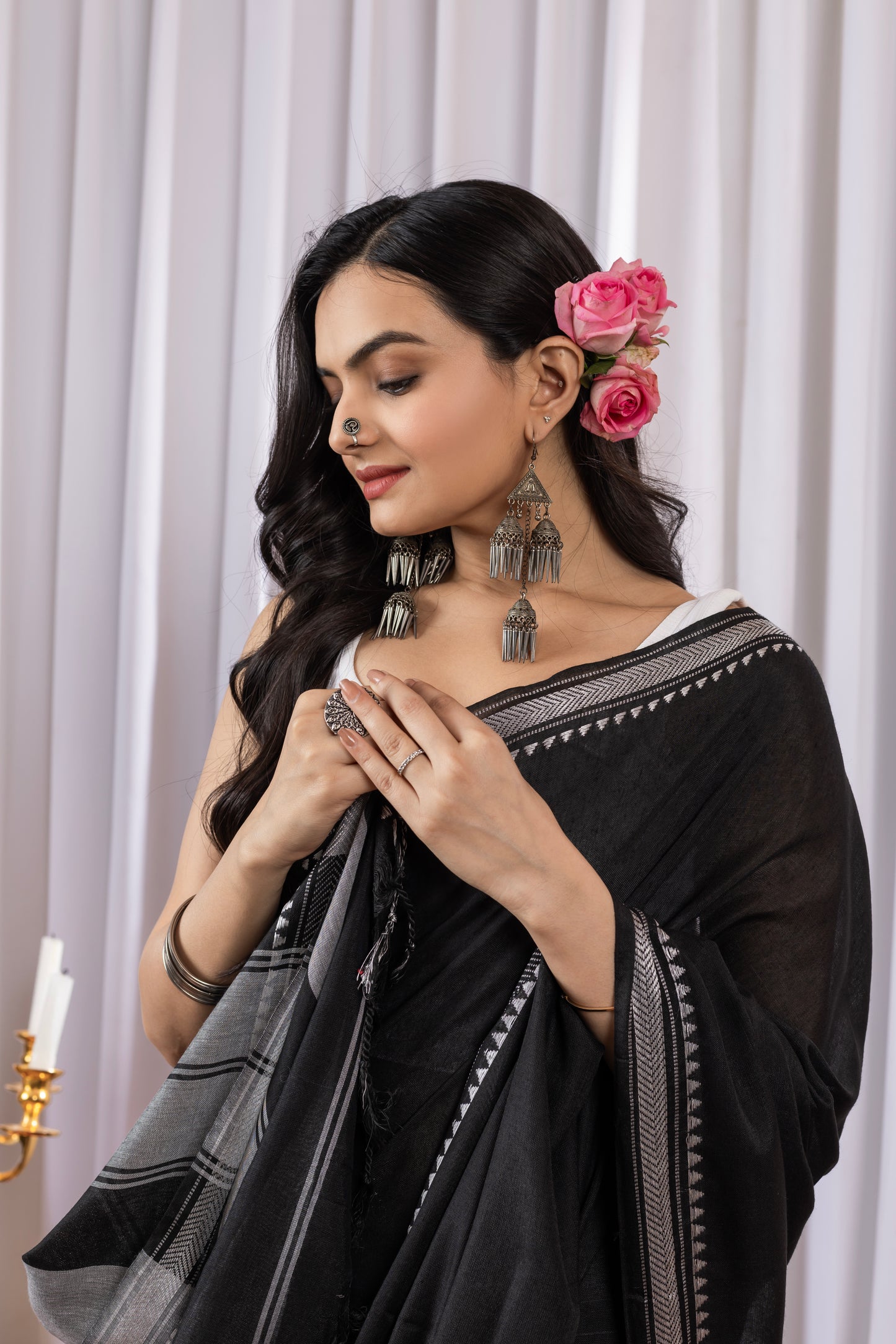 B H A R A T I || Handloom Cotton Saree
