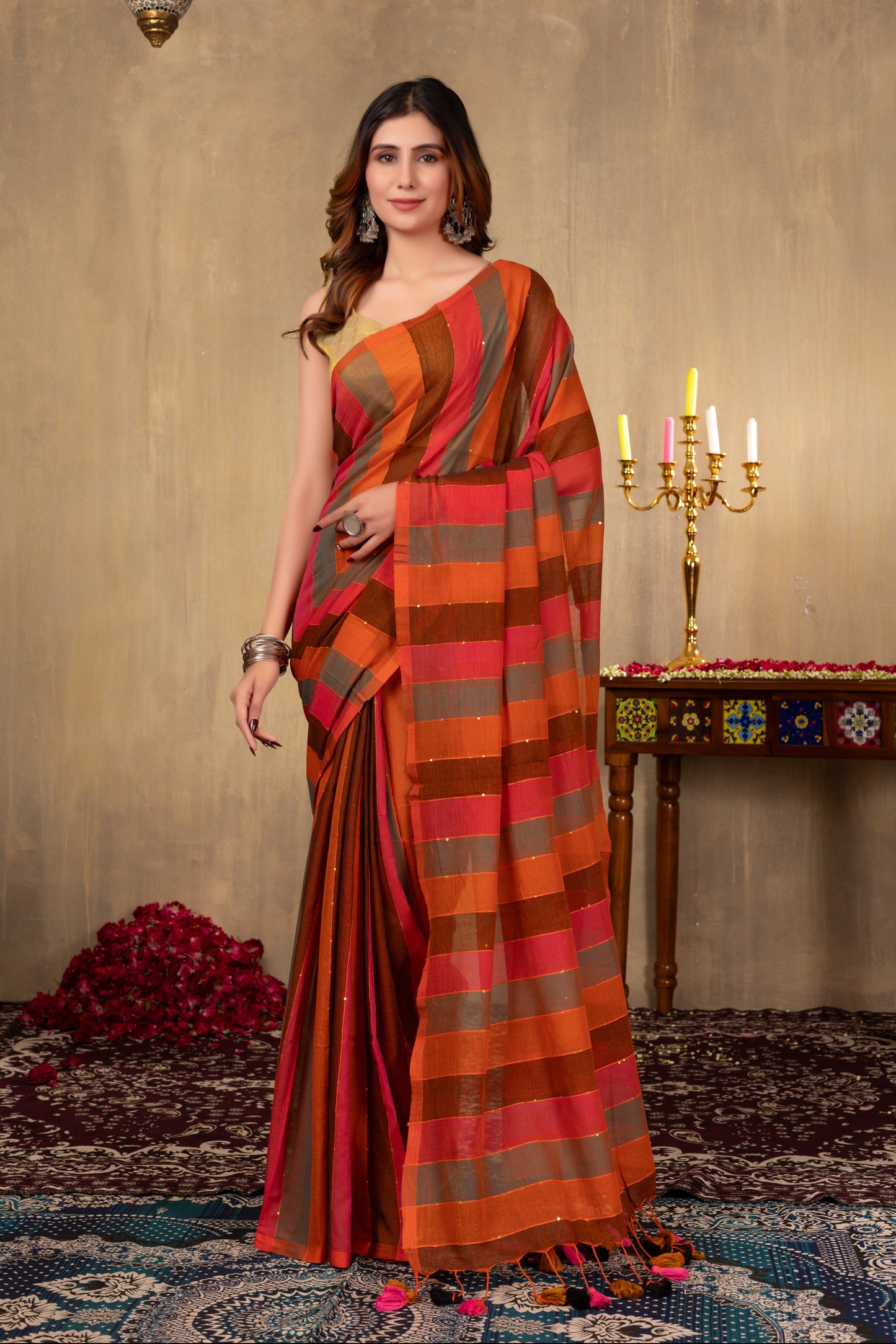 G O K A R N || Mull Cotton Saree