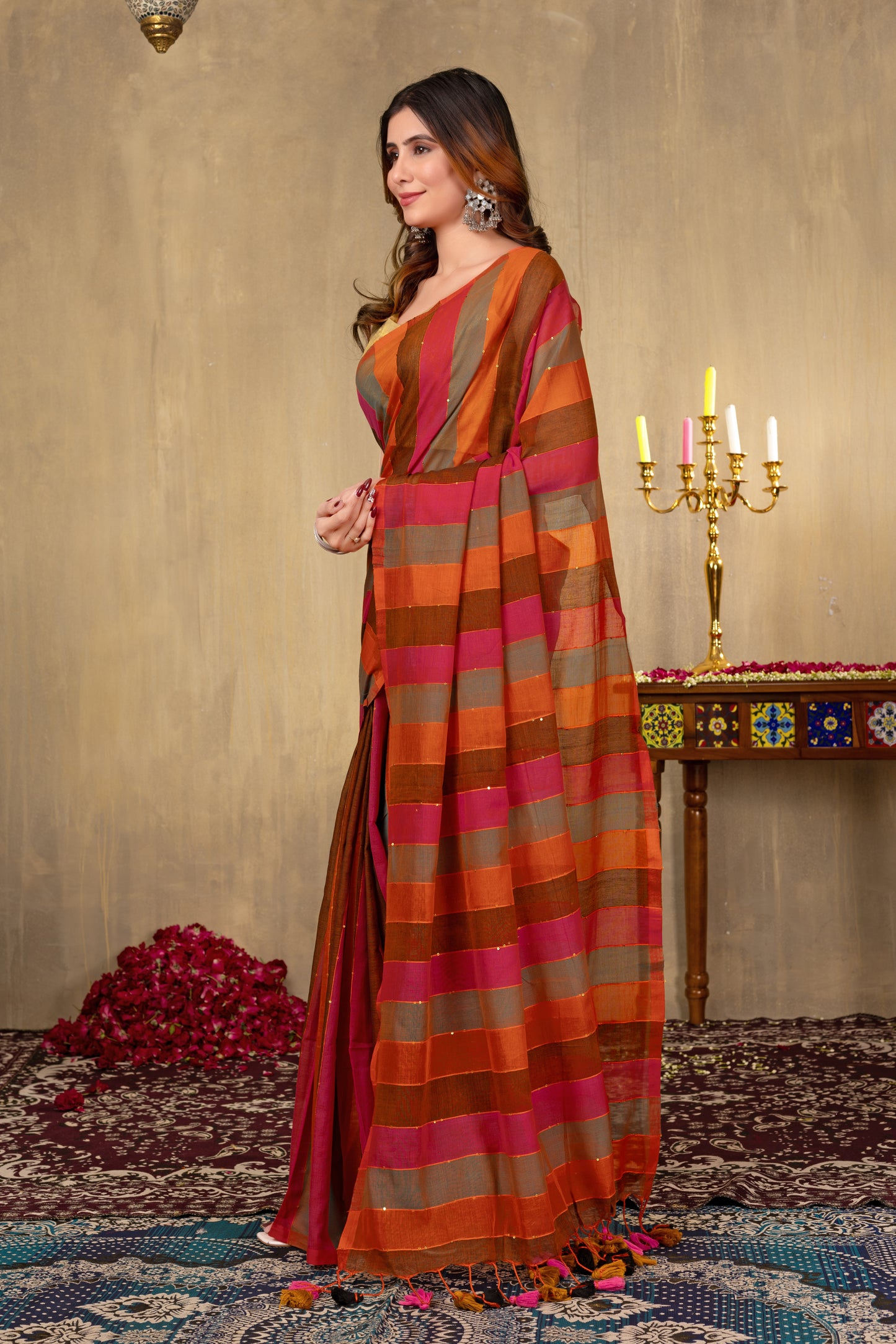 G O K A R N || Mull Cotton Saree