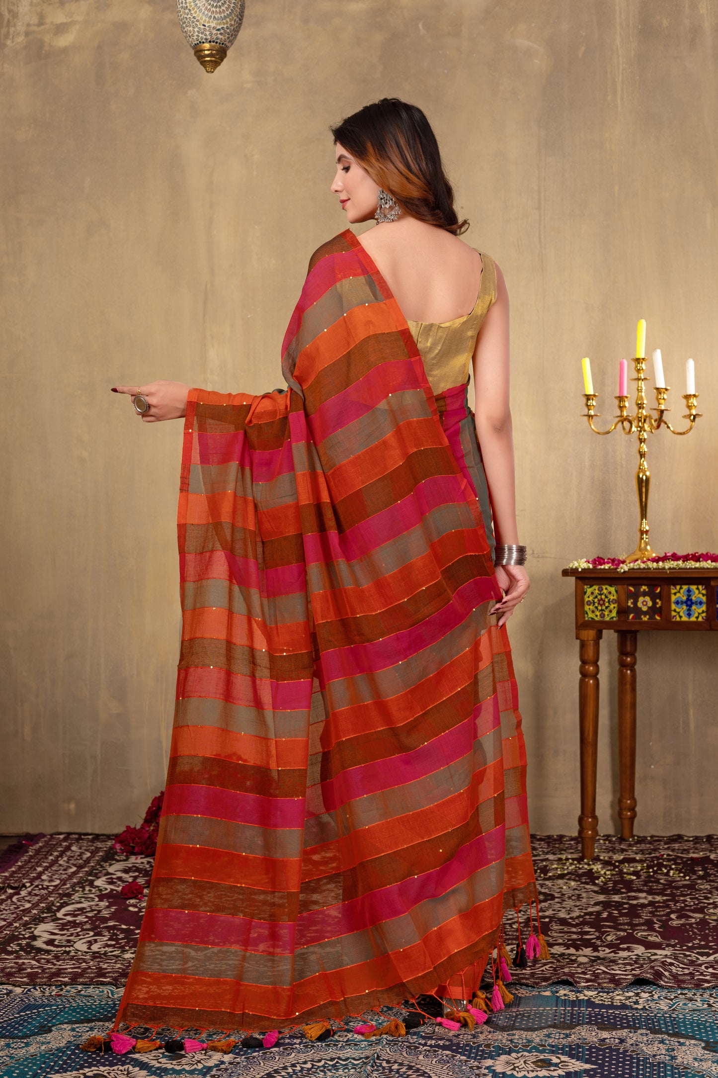 G O K A R N || Mull Cotton Saree