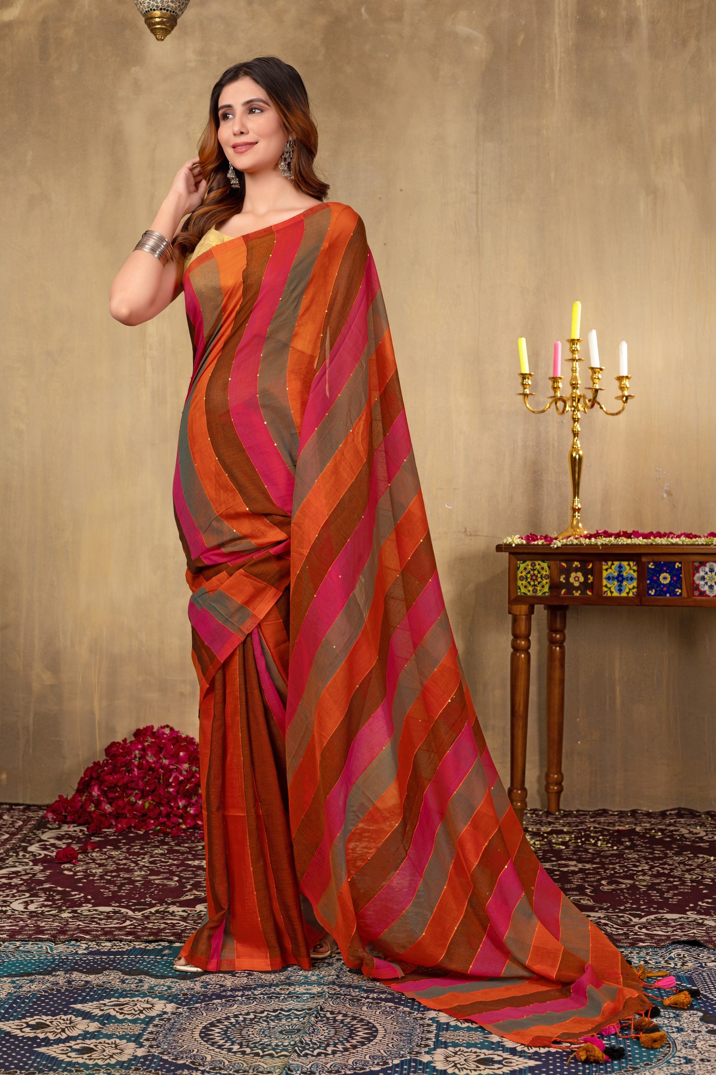G O K A R N || Mull Cotton Saree
