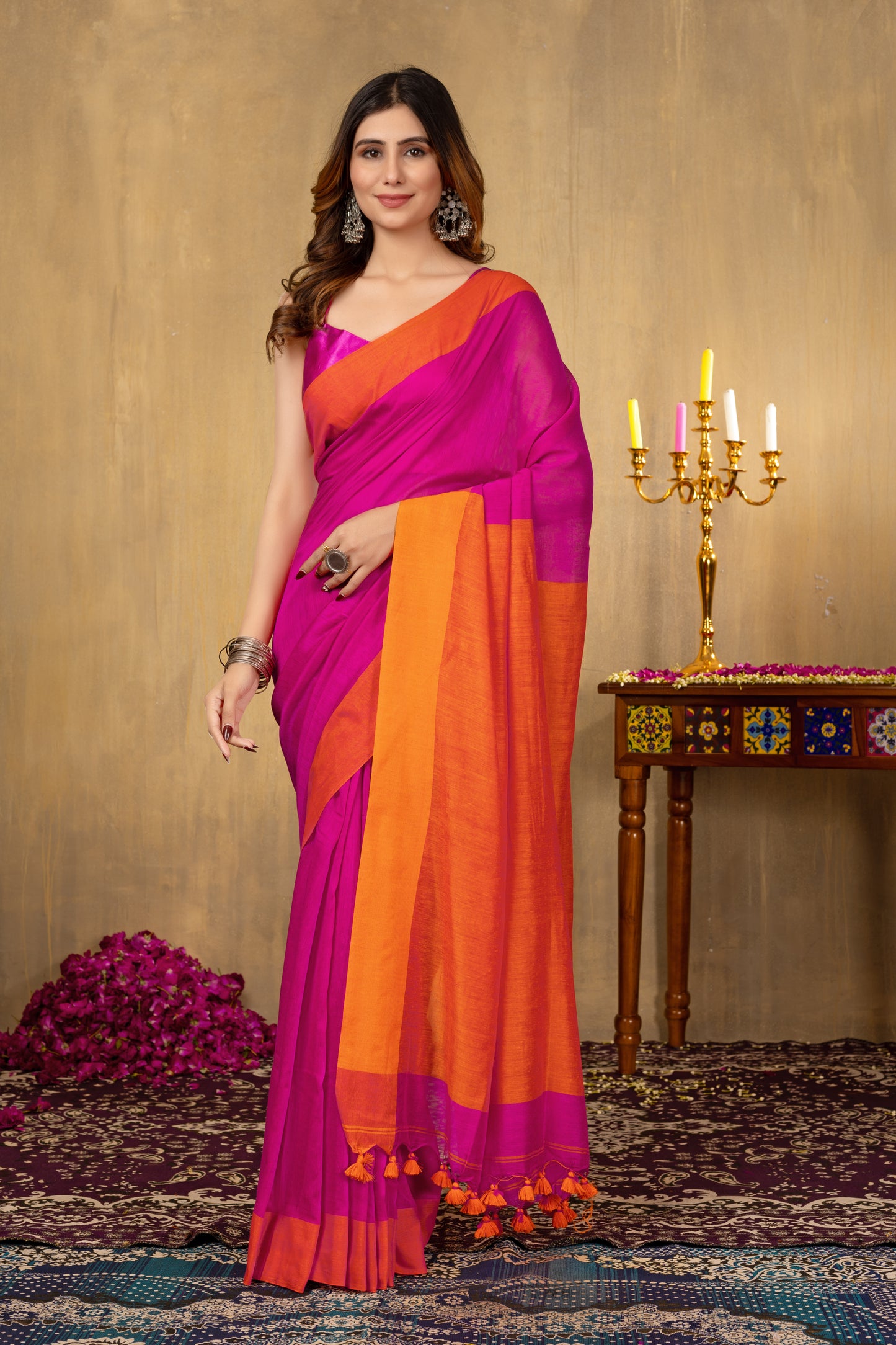 S E E M A || Handloom Khadi Cotton Saree