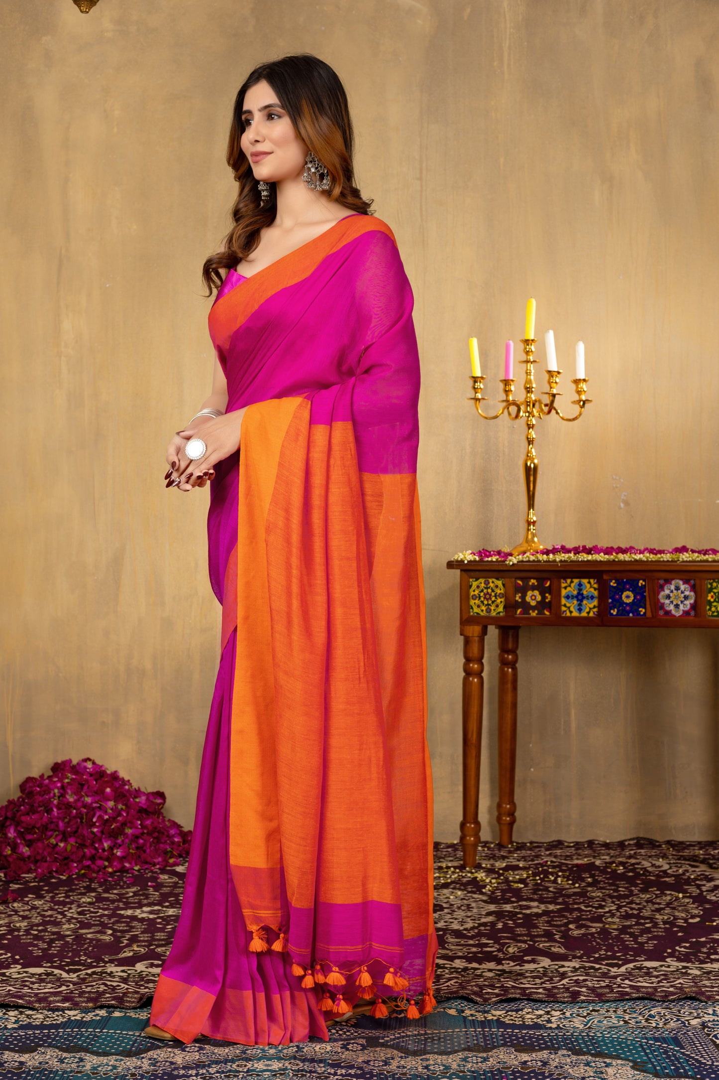 S E E M A || Handloom Khadi Cotton Saree