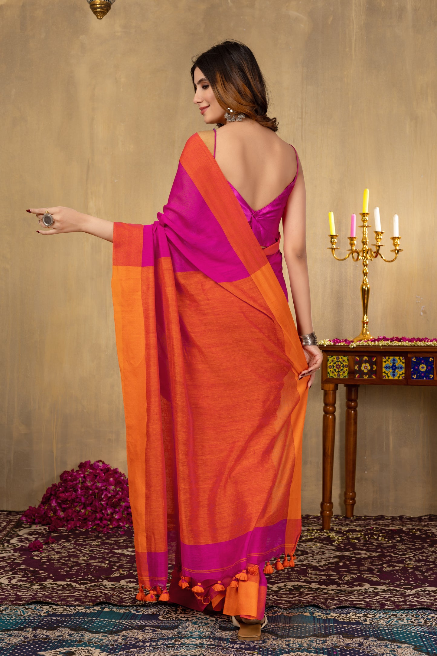 S E E M A || Handloom Khadi Cotton Saree