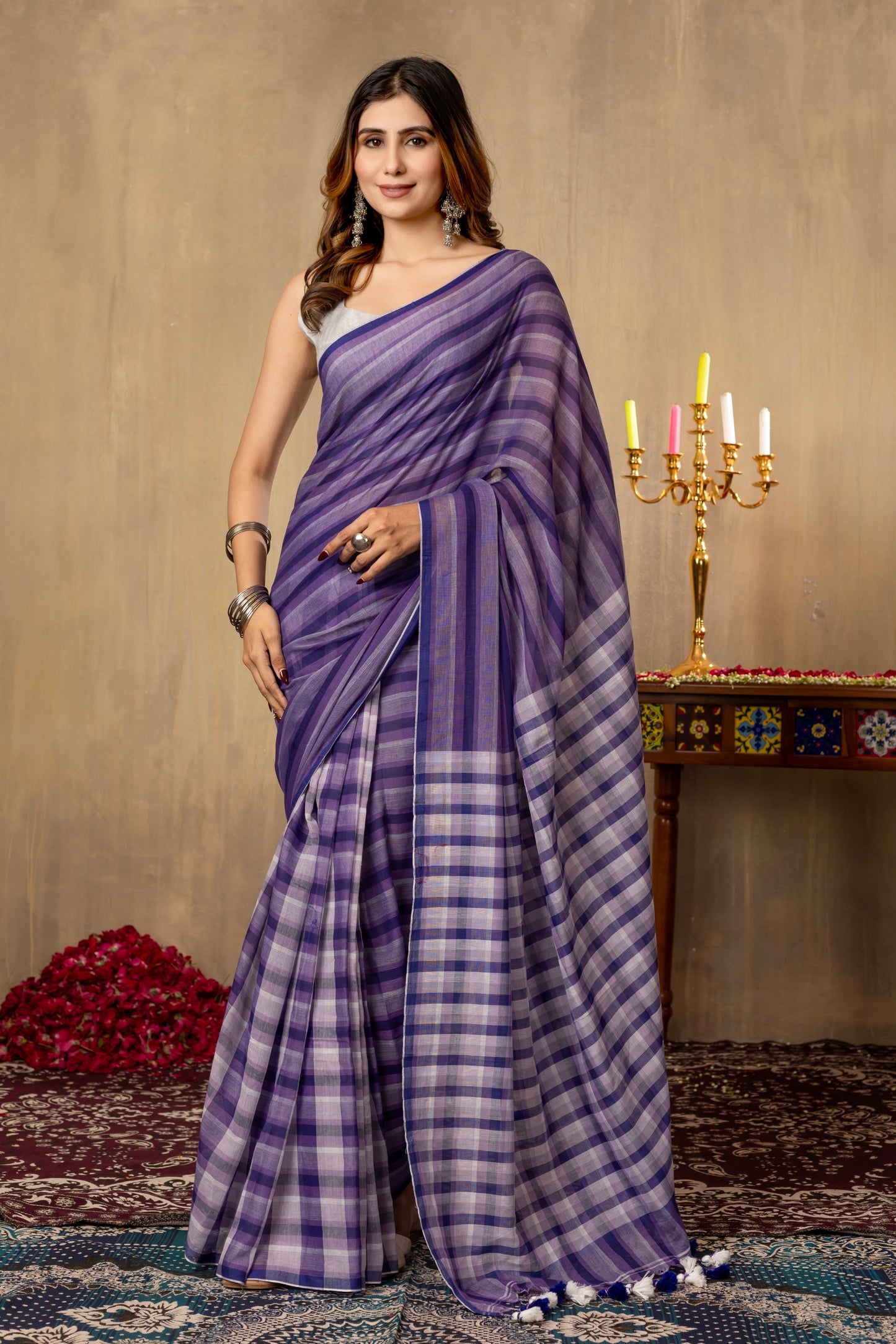 P U S H P K A L I || Mull Cotton Saree