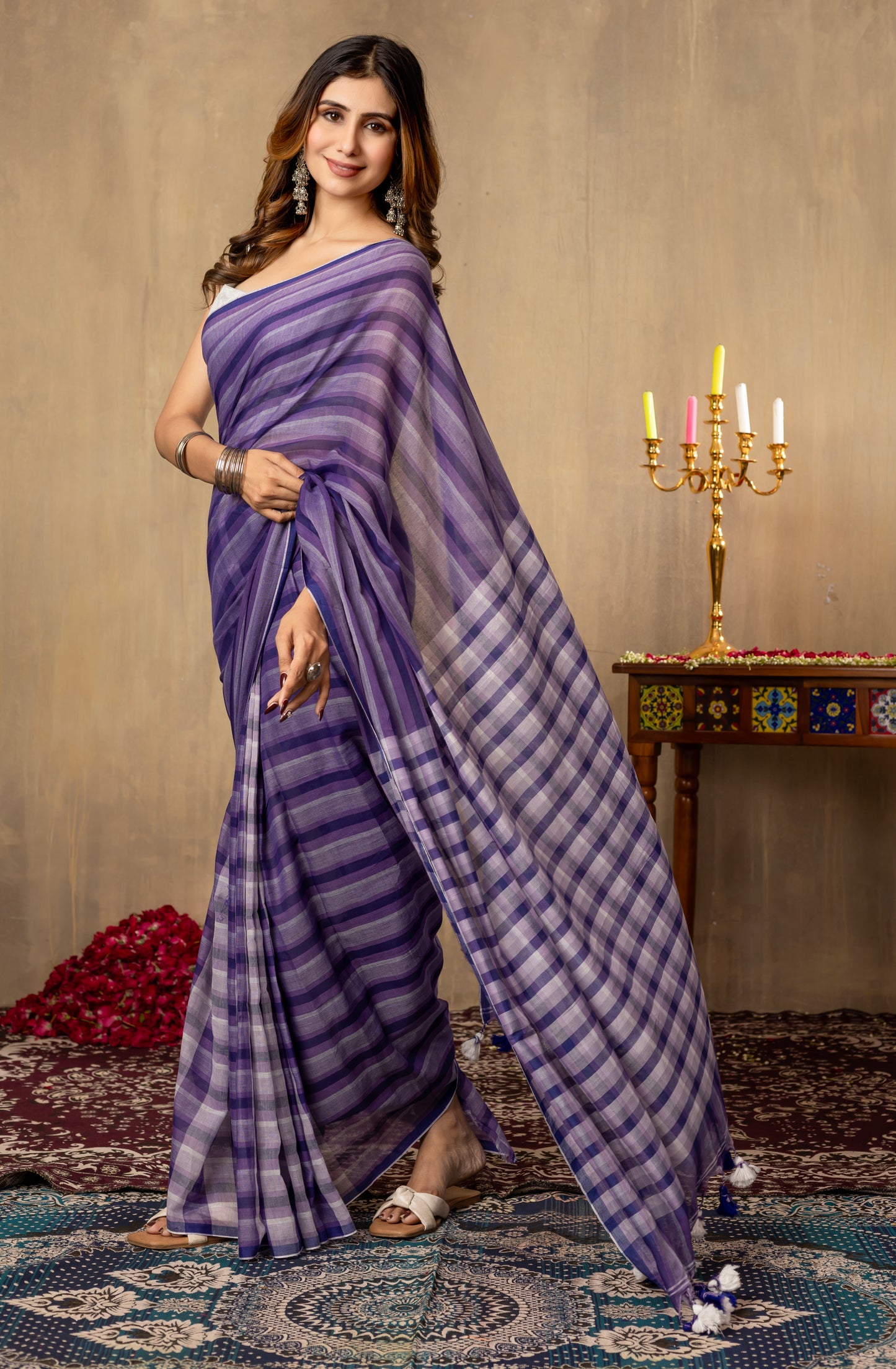 P U S H P K A L I || Mull Cotton Saree