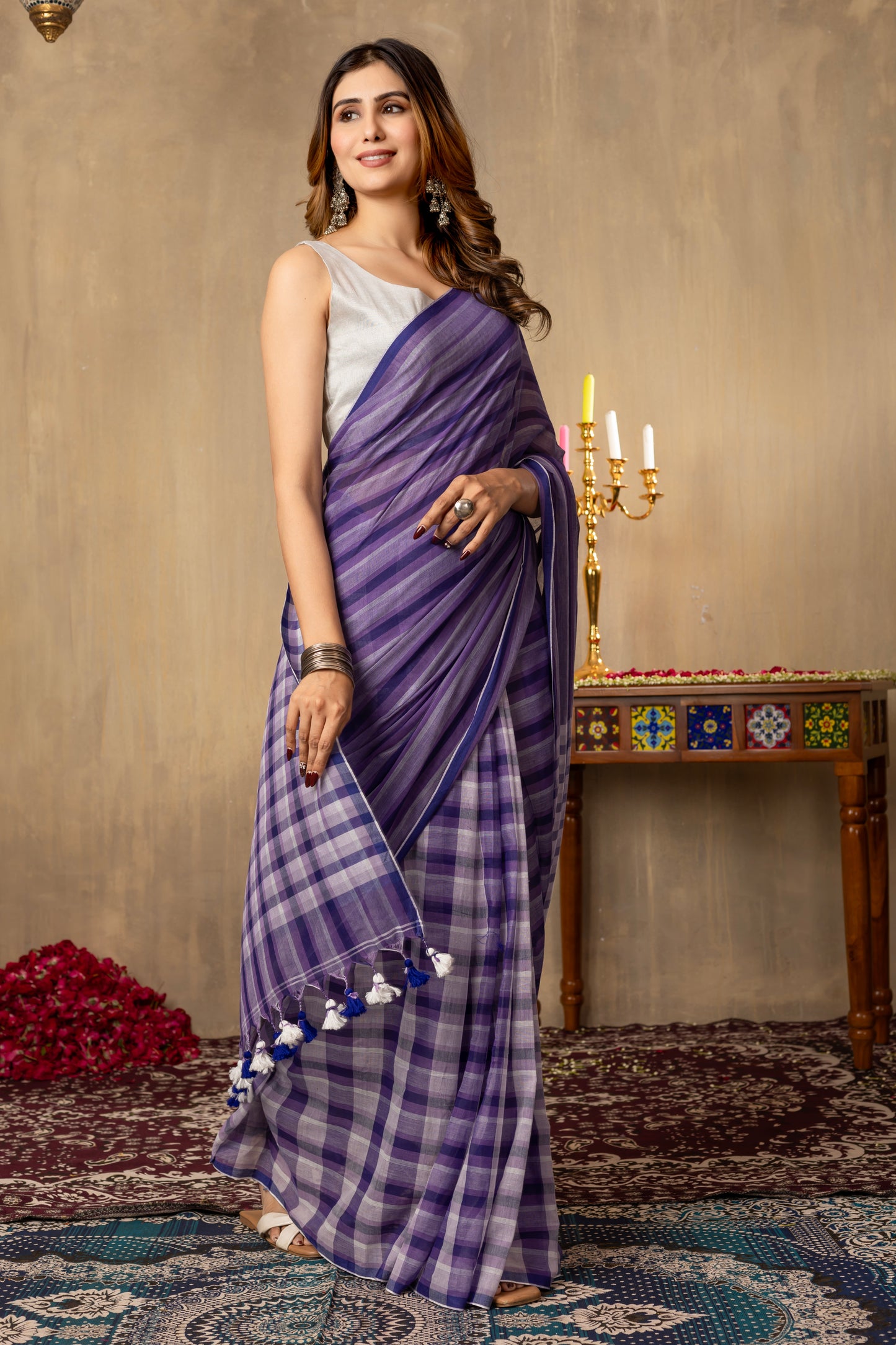 P U S H P K A L I || Mull Cotton Saree