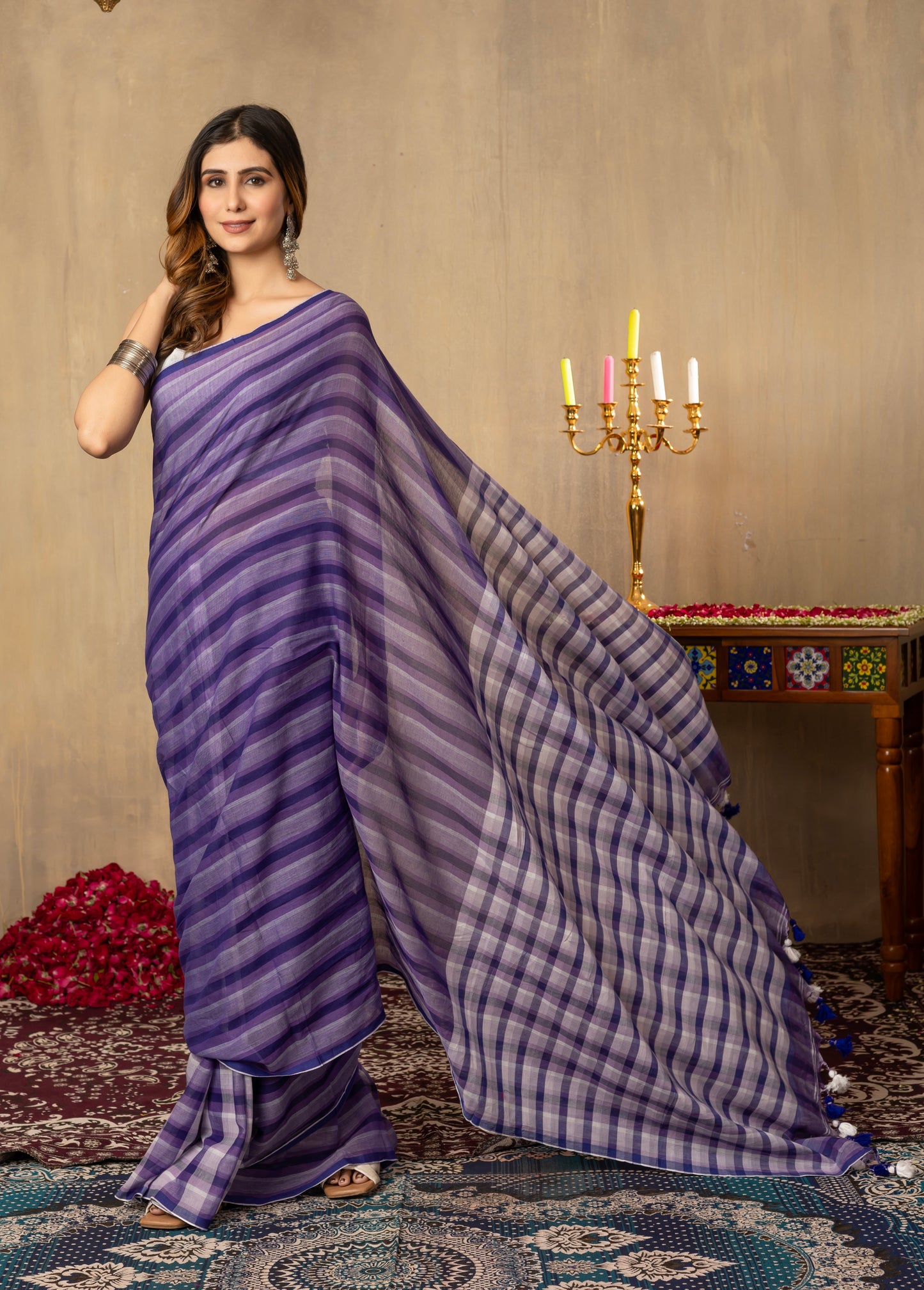 P U S H P K A L I || Mull Cotton Saree