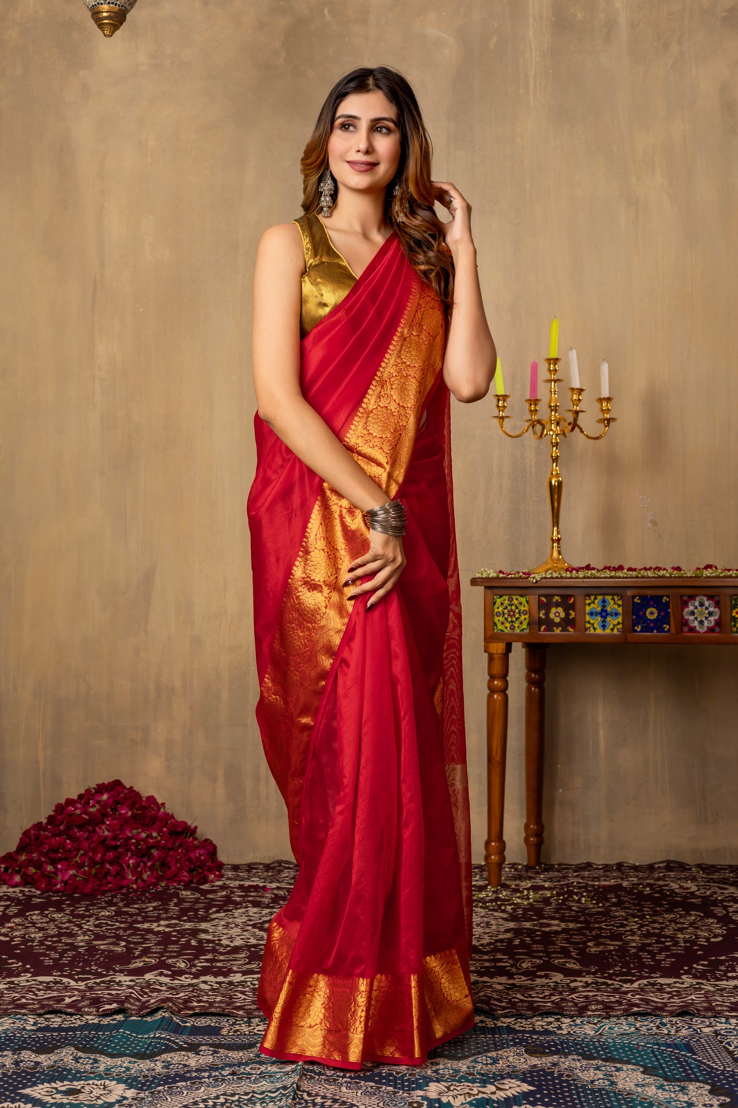 M I T A L I || Organza Tissue Saree