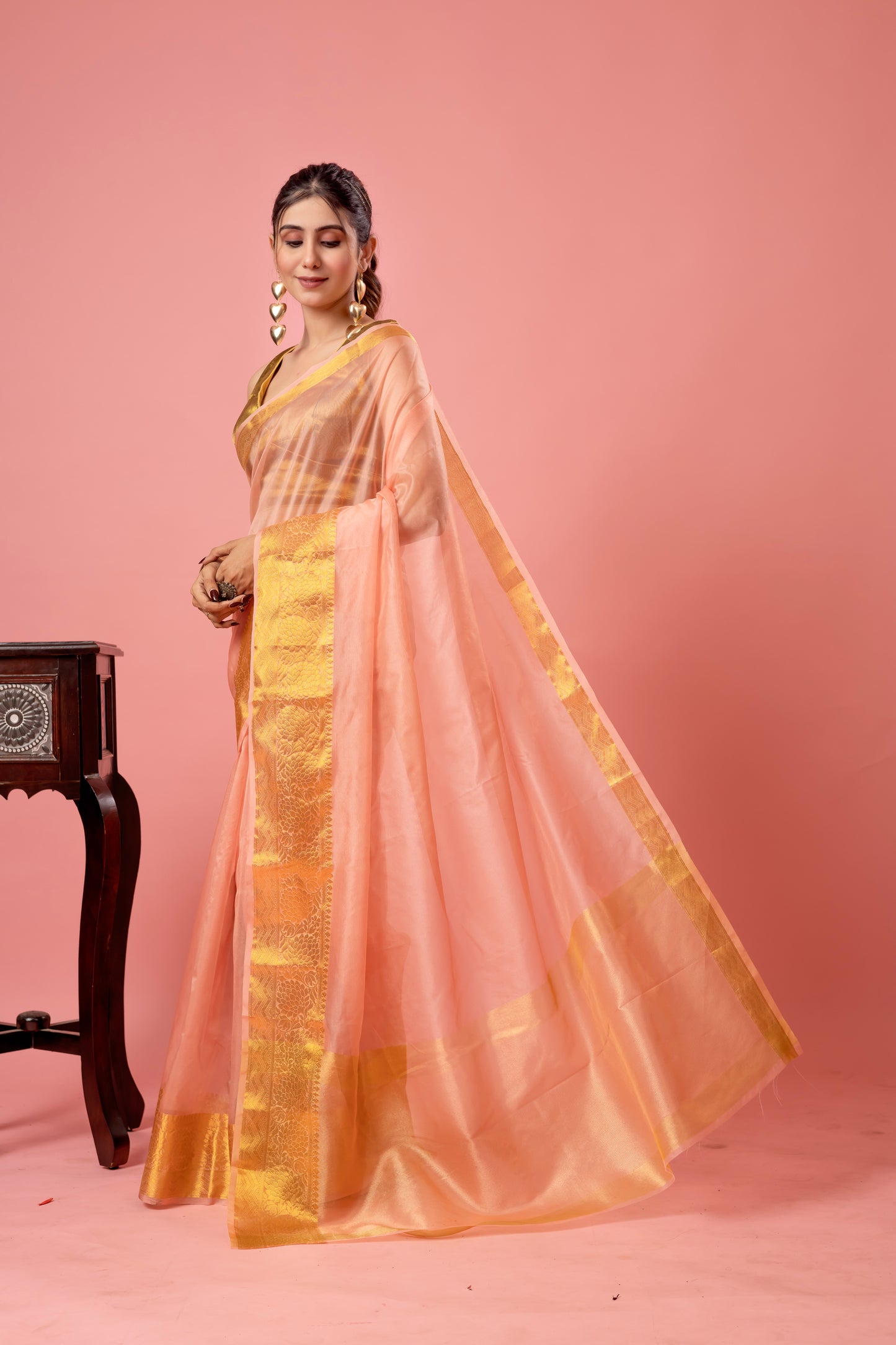 M O H I N I || Organza Tissue Saree