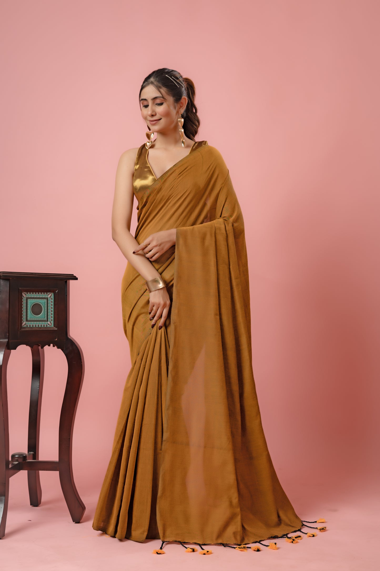 R U K H S A R || Khadi Cotton Saree