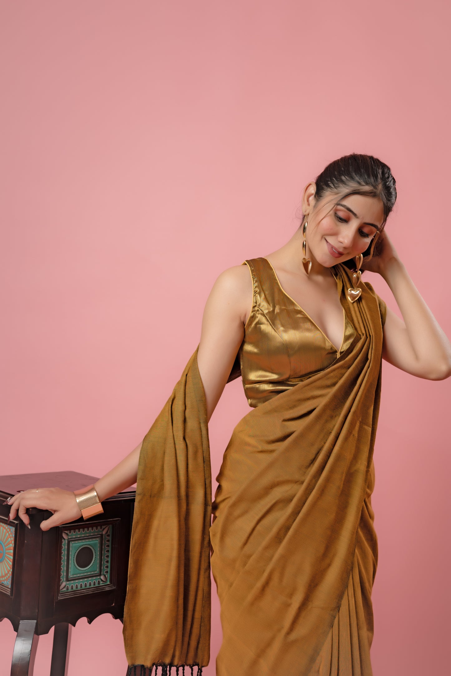 R U K H S A R || Khadi Cotton Saree