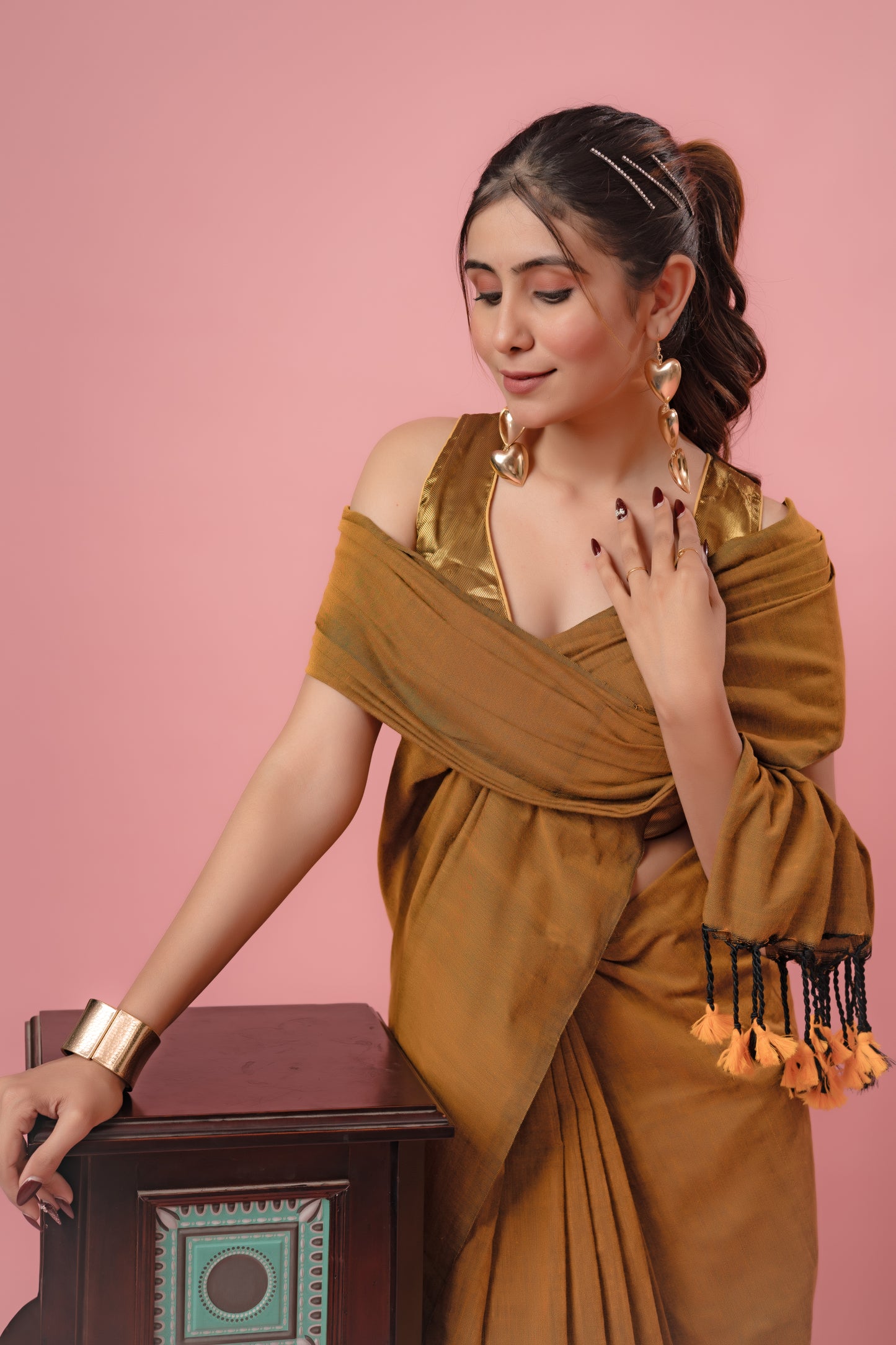R U K H S A R || Khadi Cotton Saree