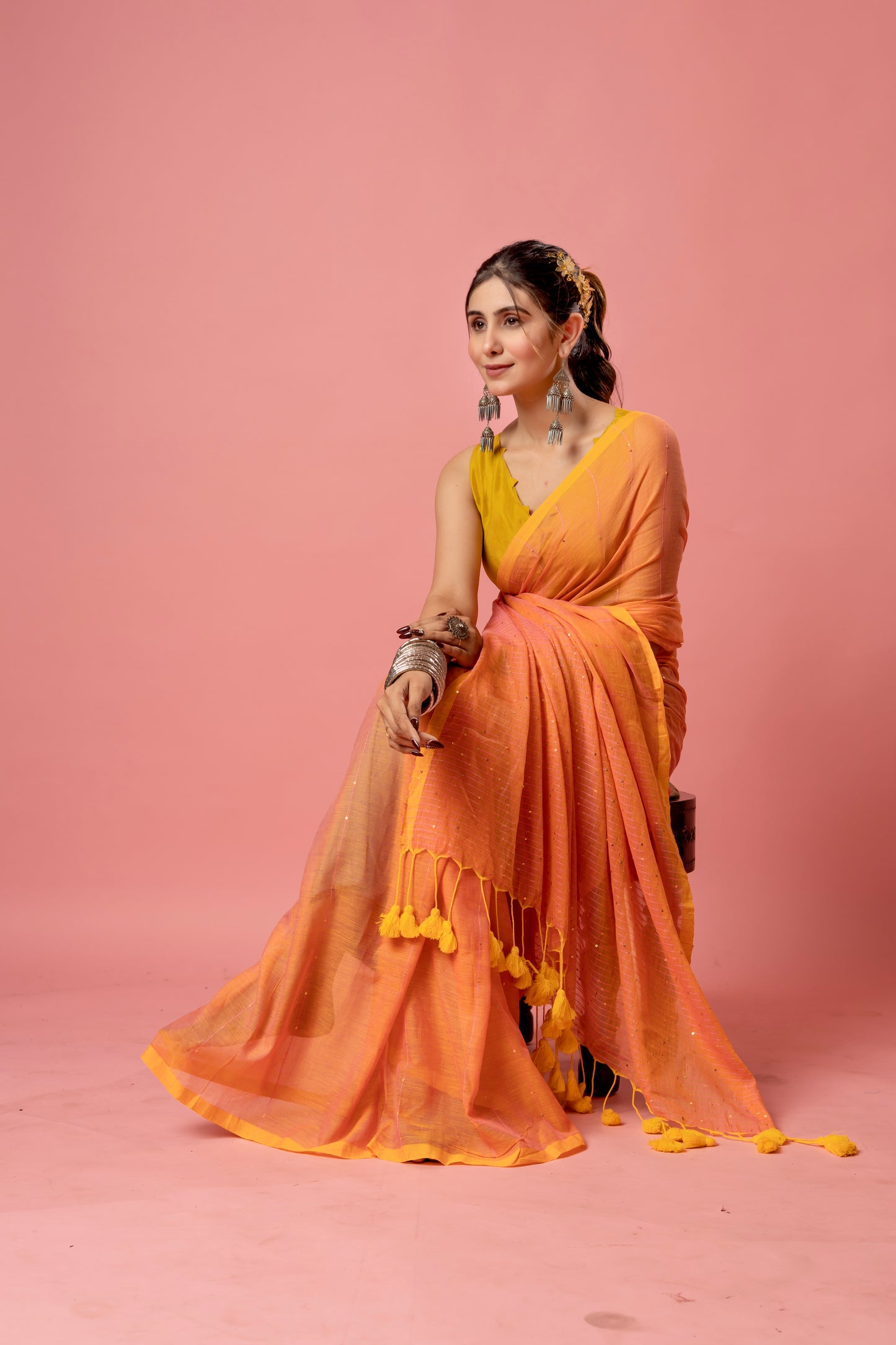 P O S T A || Mull Cotton Saree