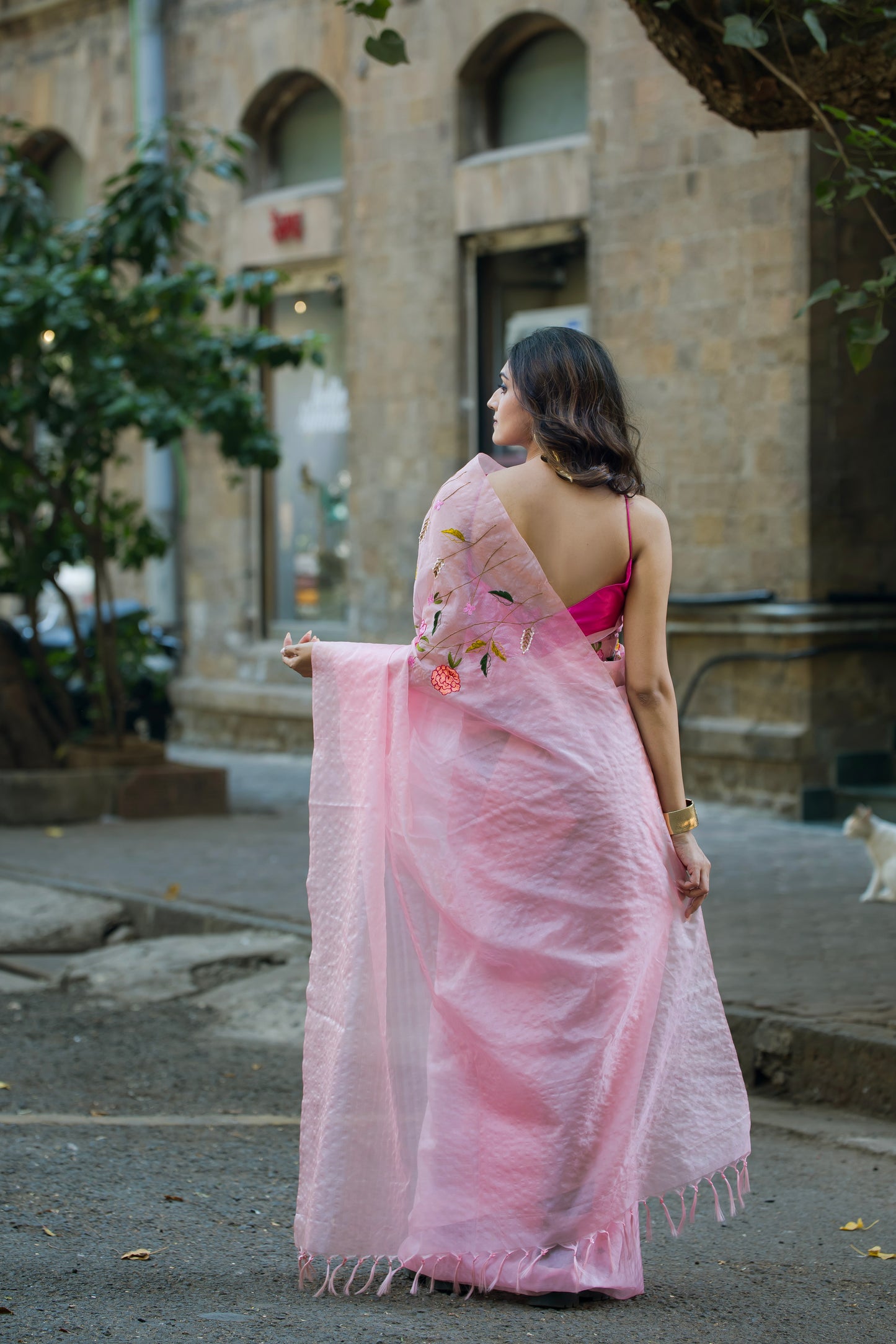 B H U M I K A || Organza Saree