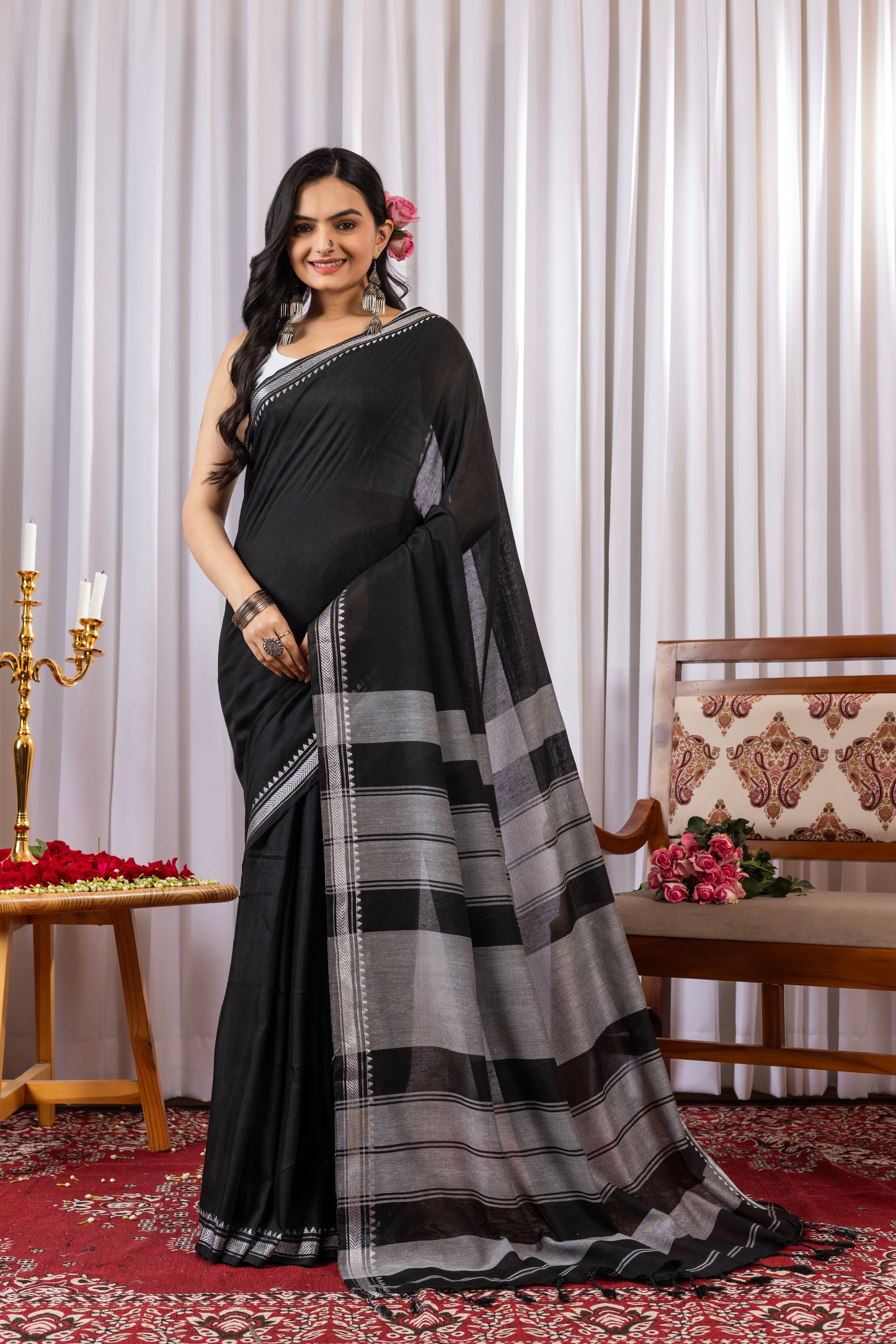 B H A R A T I || Handloom Cotton Saree
