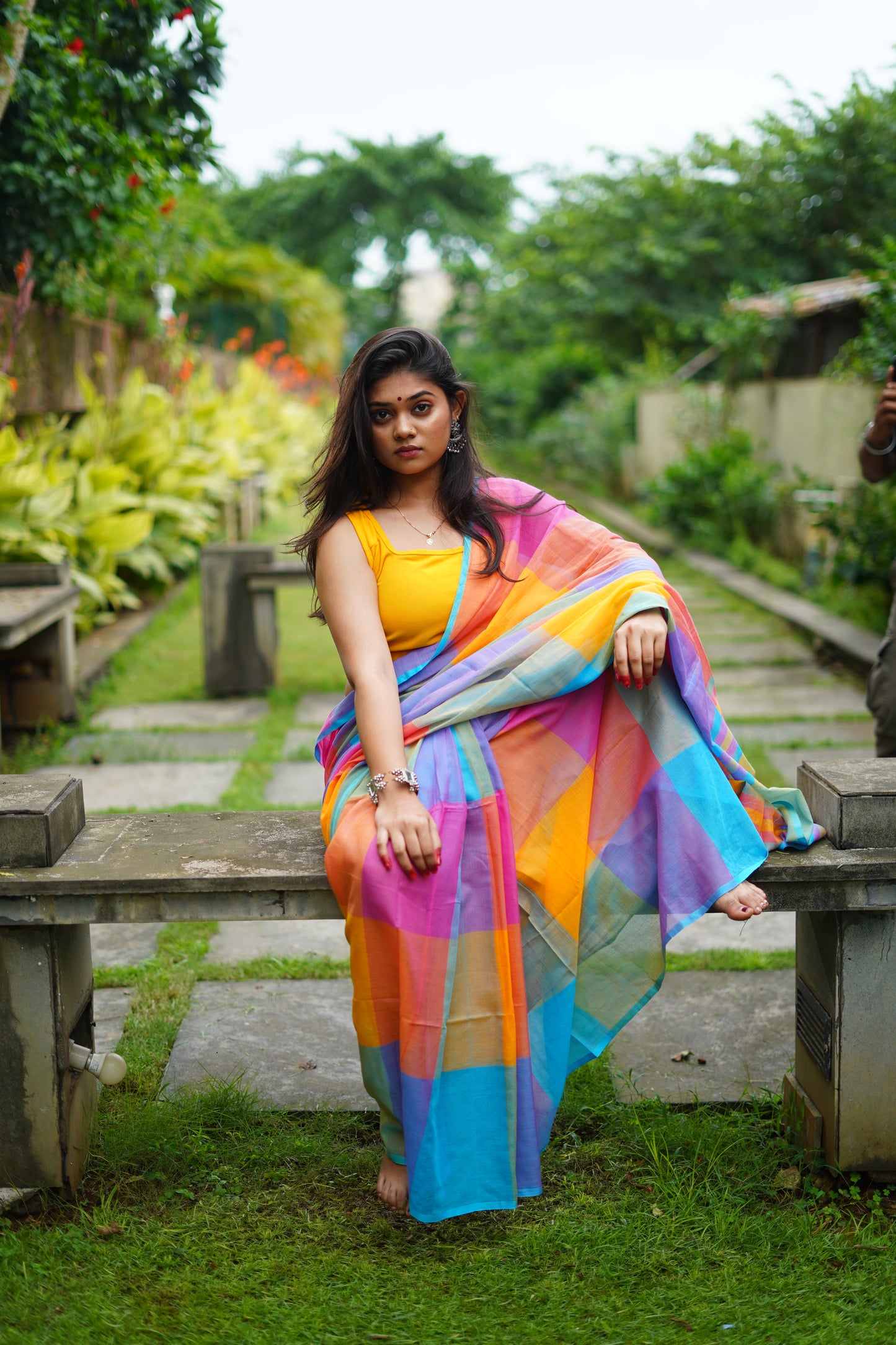 C H A M E L I || Mull Cotton Saree