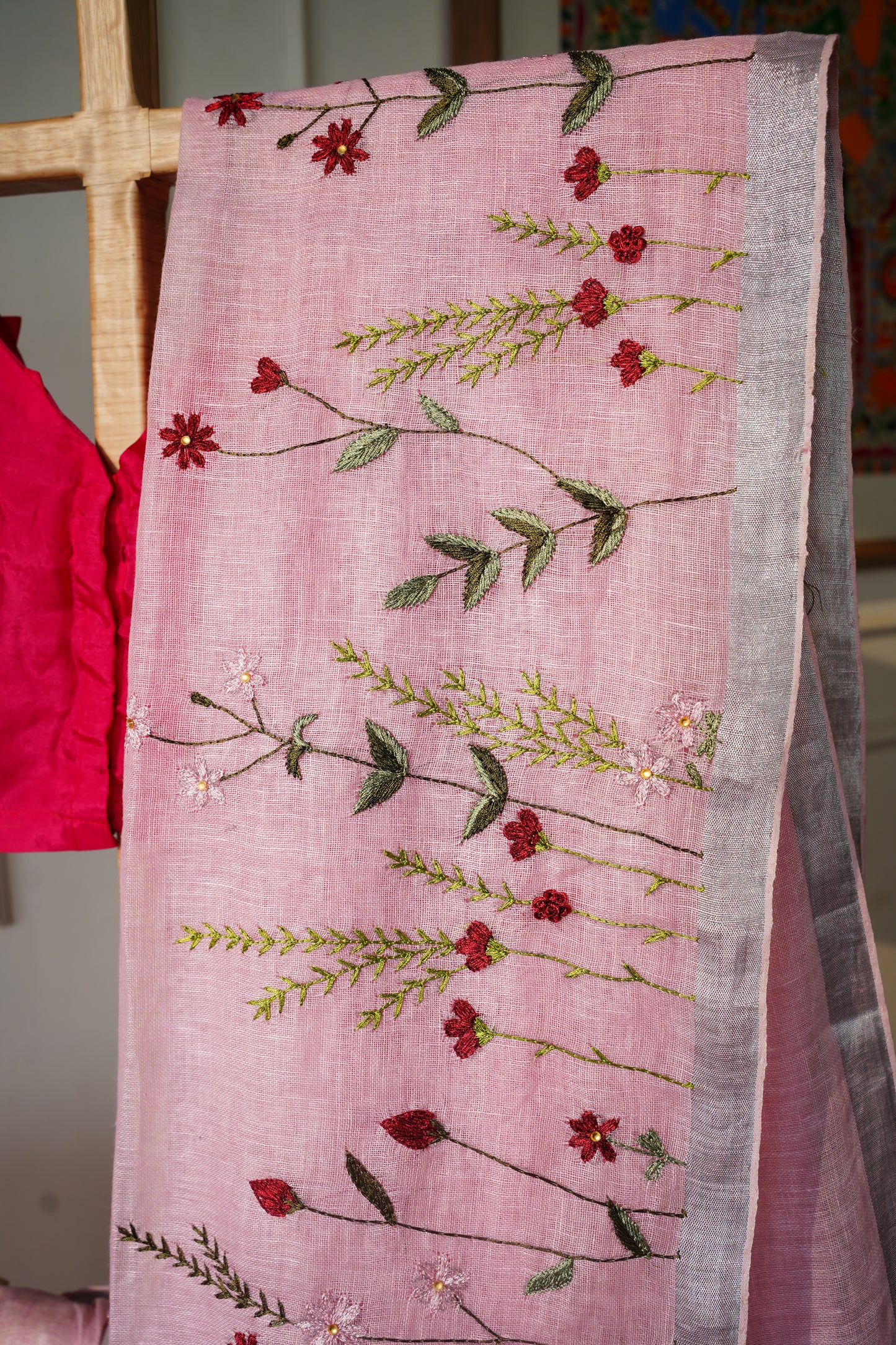 G O D A V A R I || Pure Linen Saree