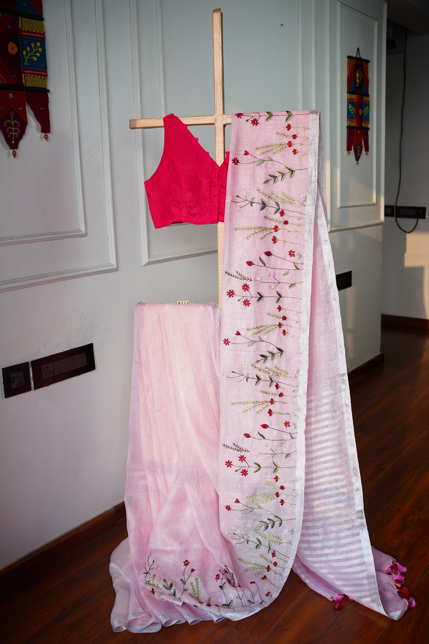 G O D A V A R I || Pure Linen Saree
