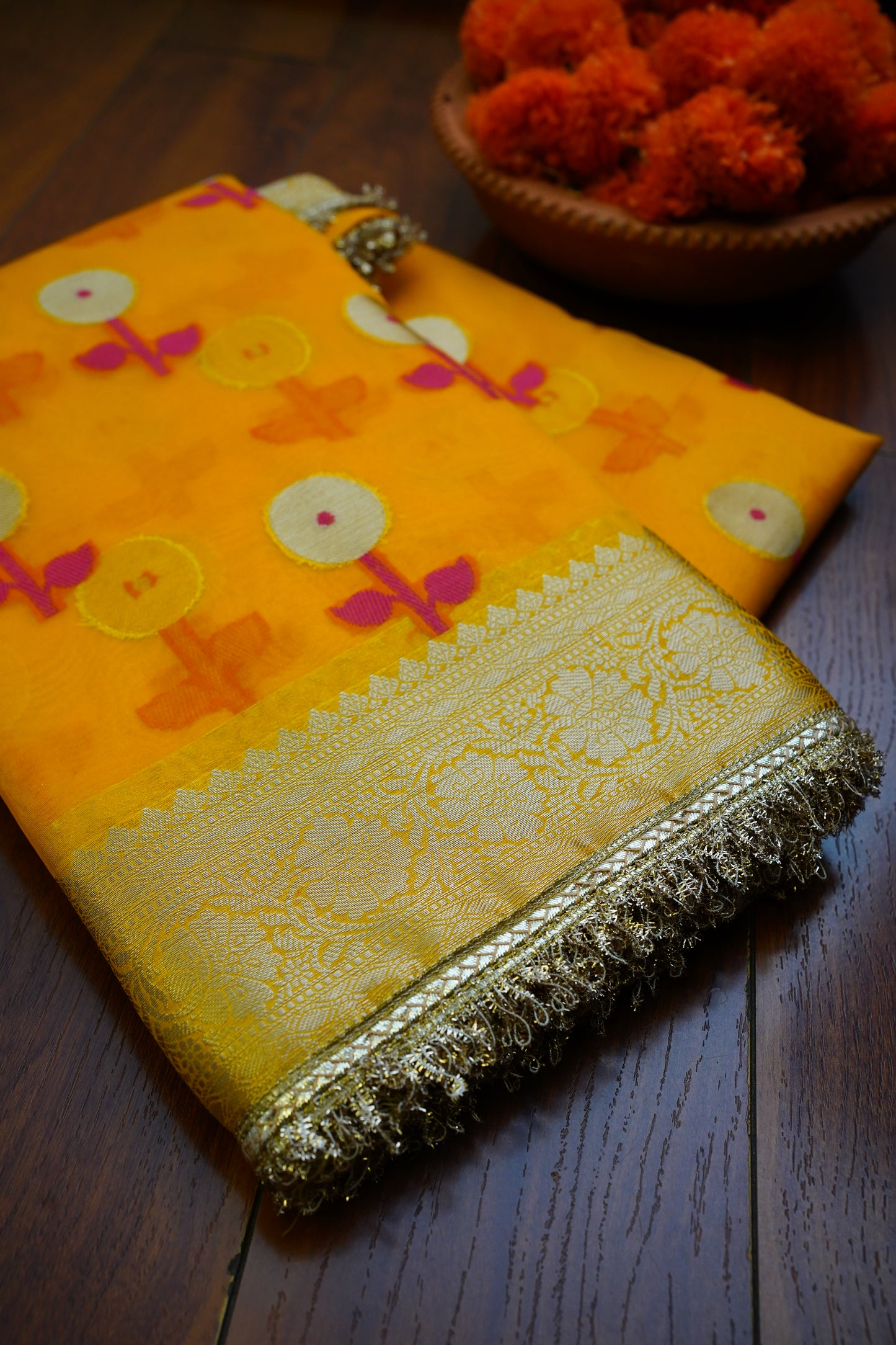 B H R A M A R || Banarasee Tissue saree