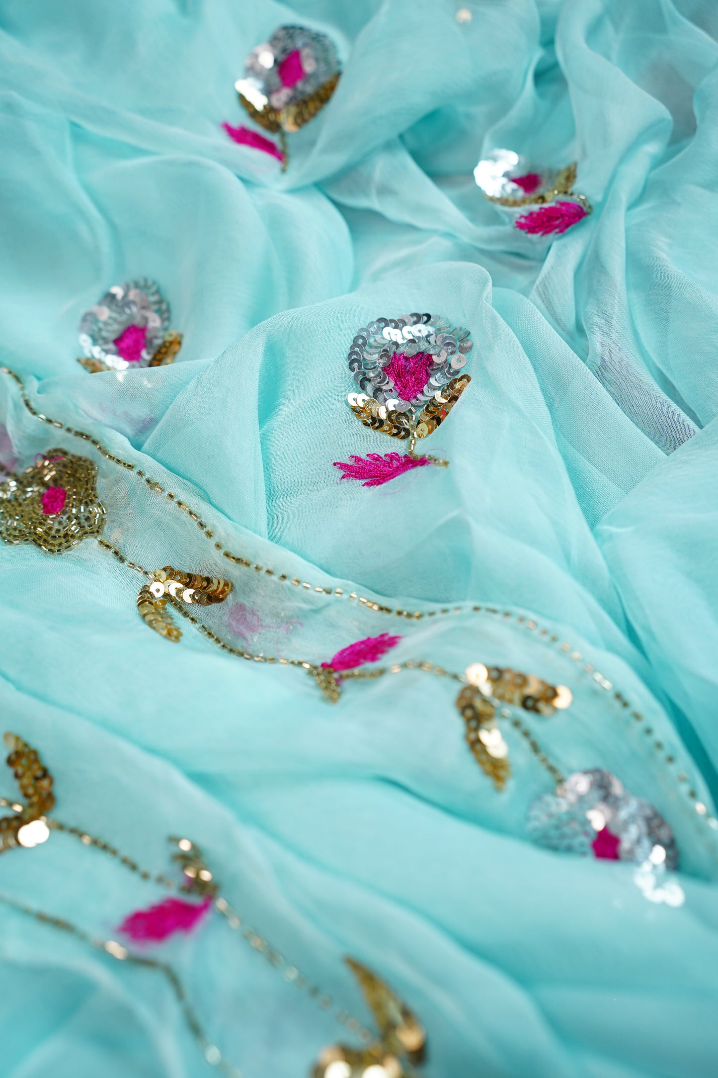 C H A N C H A L || Pure Chiffon Saree