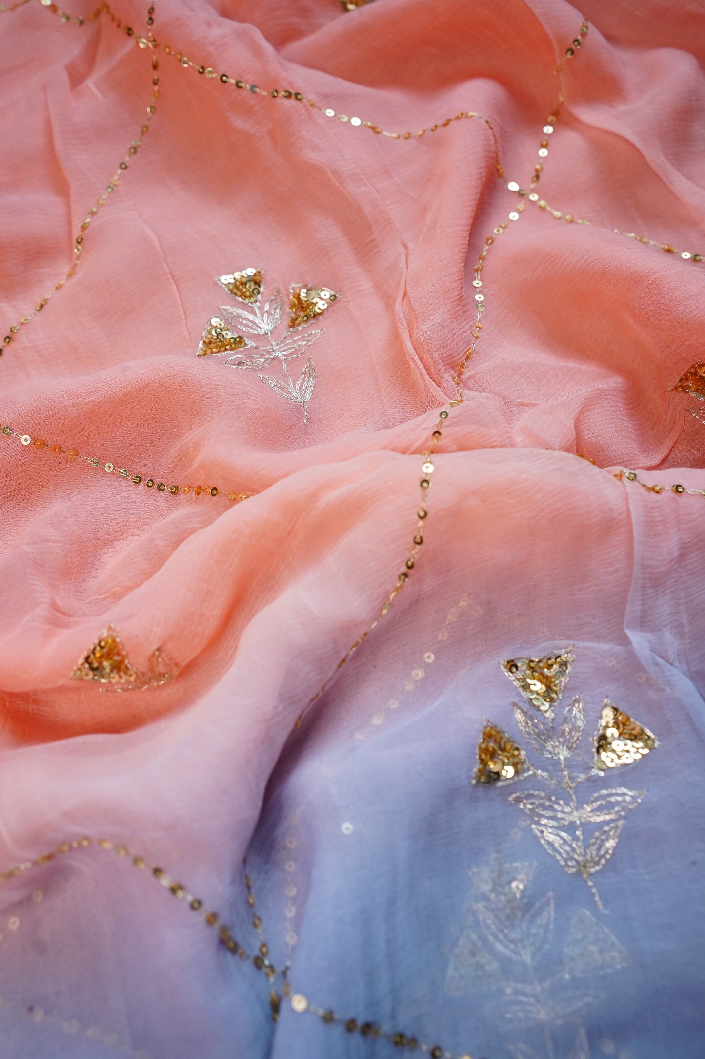 S H I V A N G I || Pure Chiffon Saree