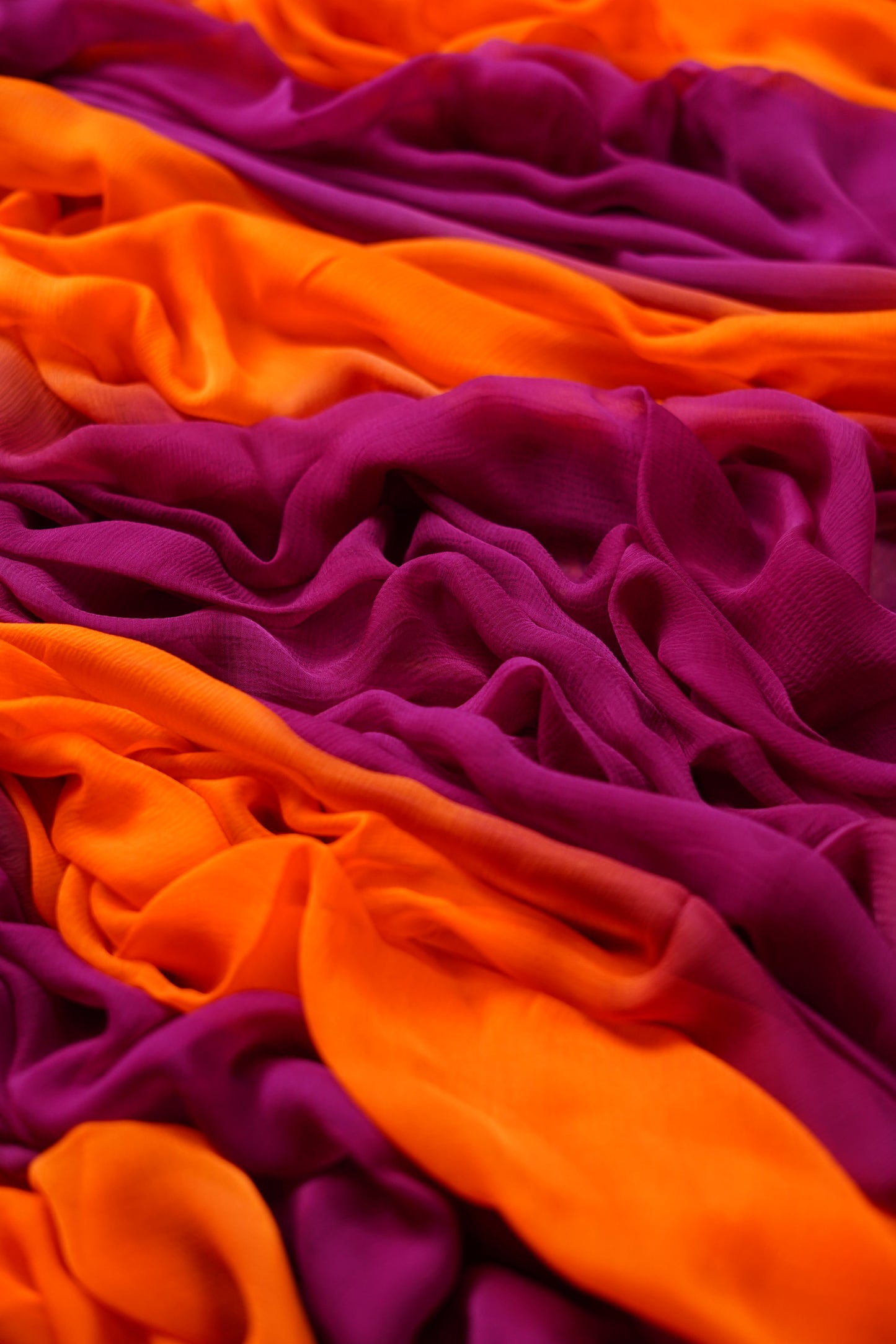 N A R A N G E - B I R A N G E || Pure Chiffon Saree