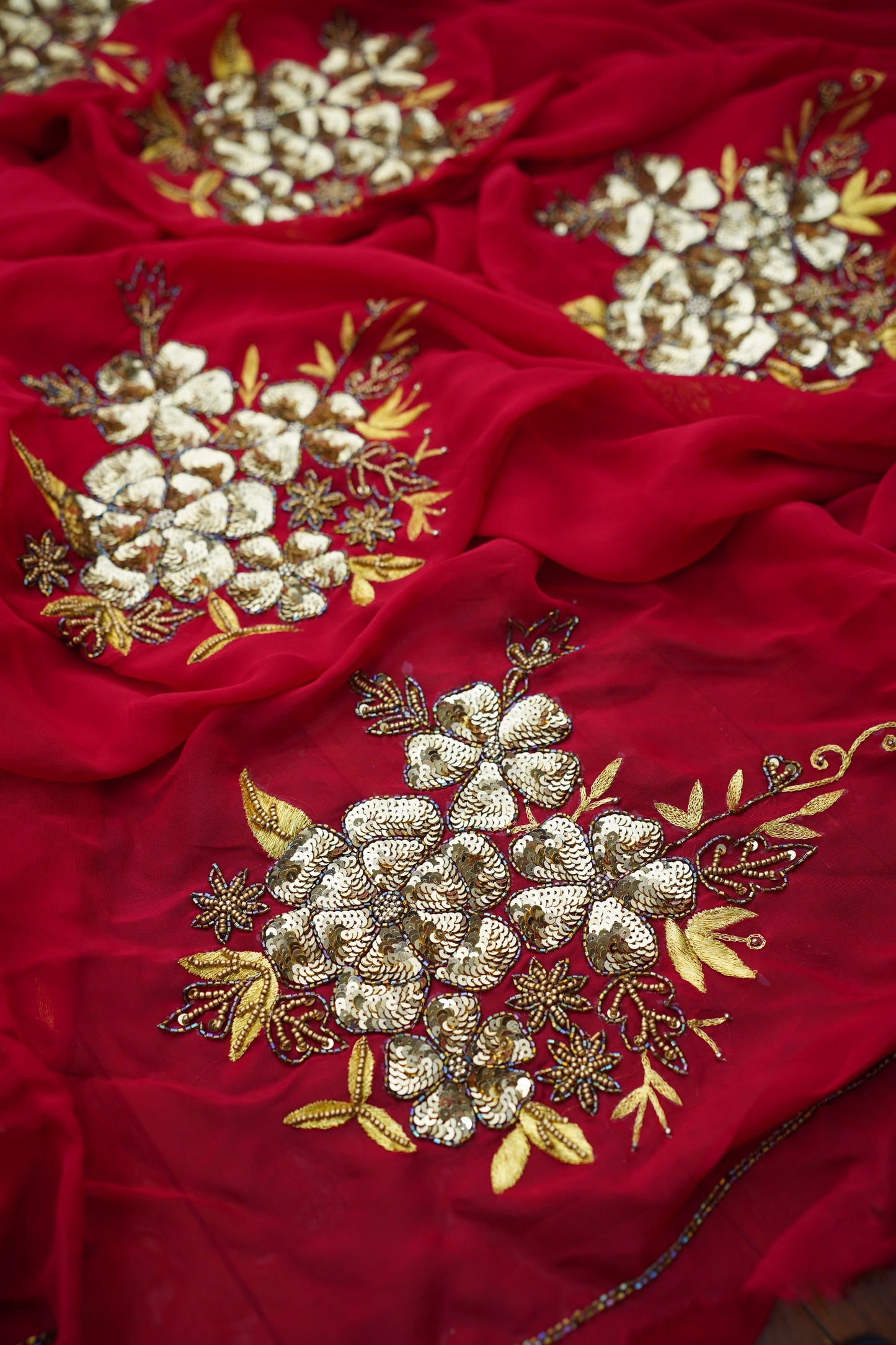 R A S E S H W A R I || Organza Sequence work Saree