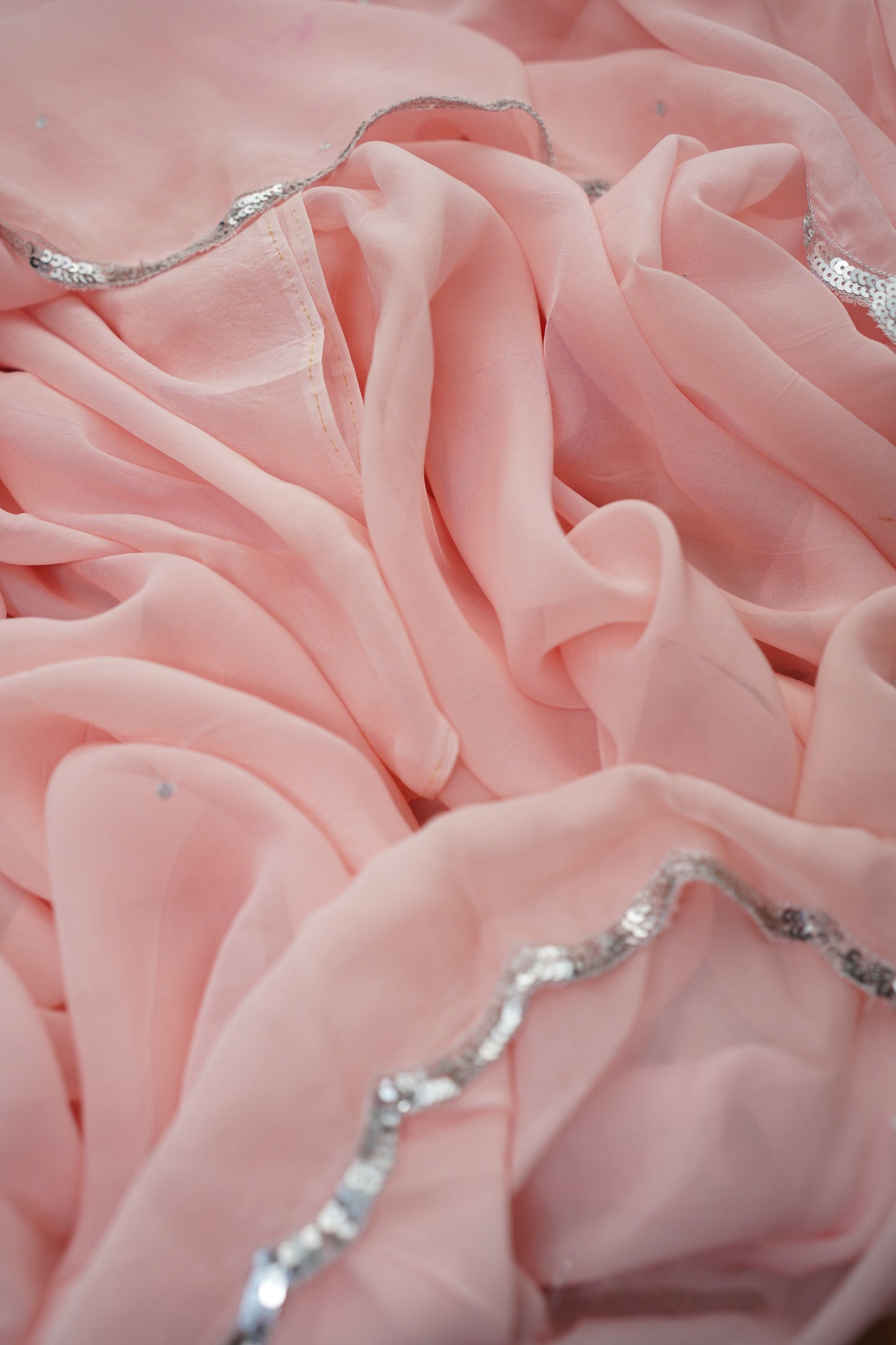 P R E R A N A || Organza Saree with sequence work