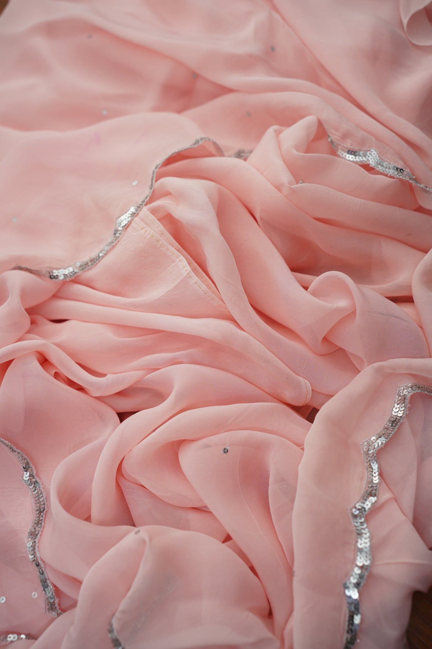 P R E R A N A || Organza Saree with sequence work
