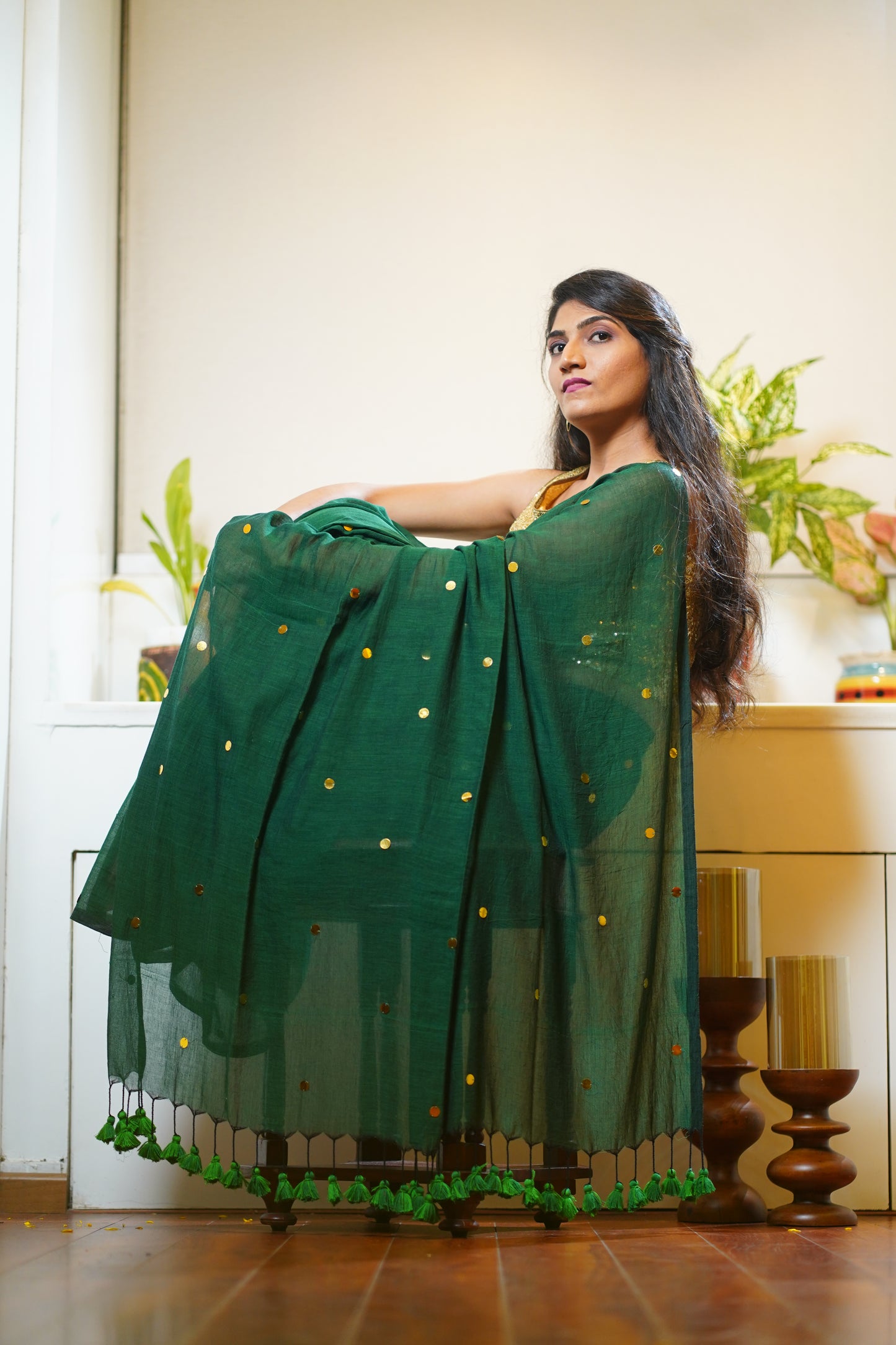G U L M O H A R || Mull Cotton Saree