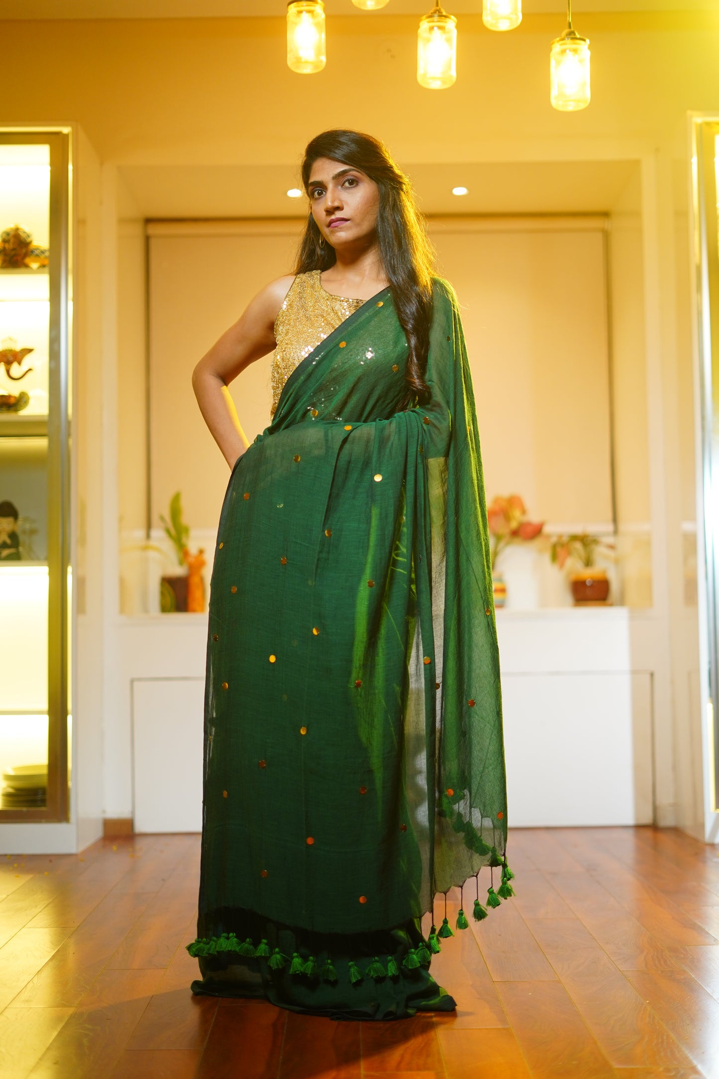 G U L M O H A R || Mull Cotton Saree