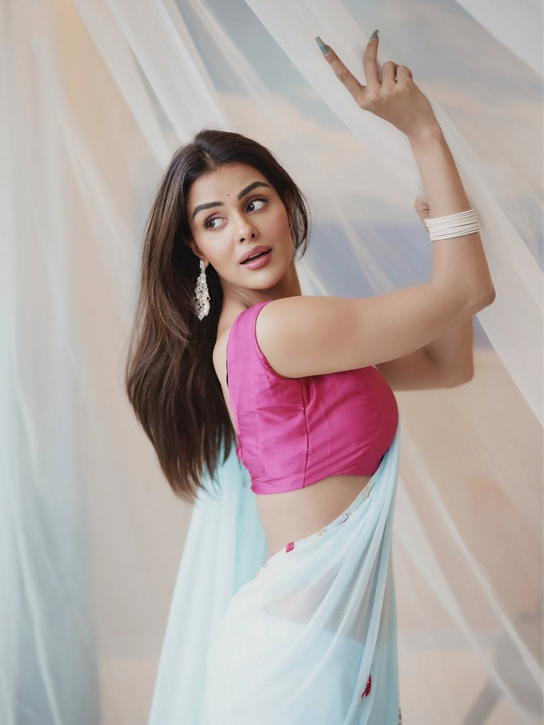 A M B I K A || Pure Chiffon Saree