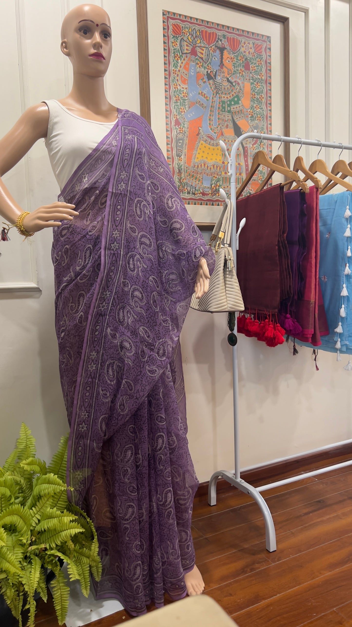 P U R P L E ||Kota dooriya Saree